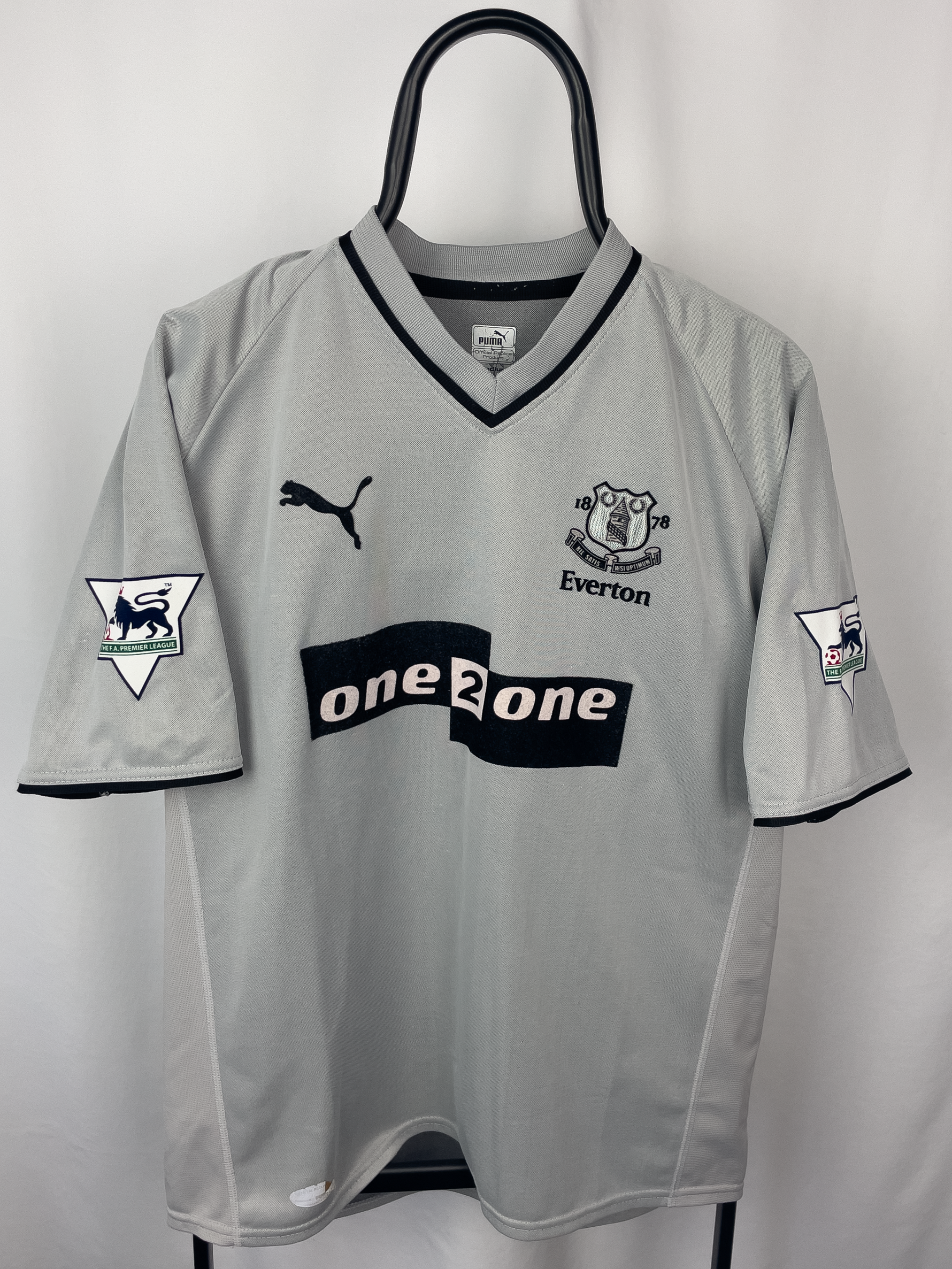 Paul Gascoigne Everton 01/02 udebanetrøje - M