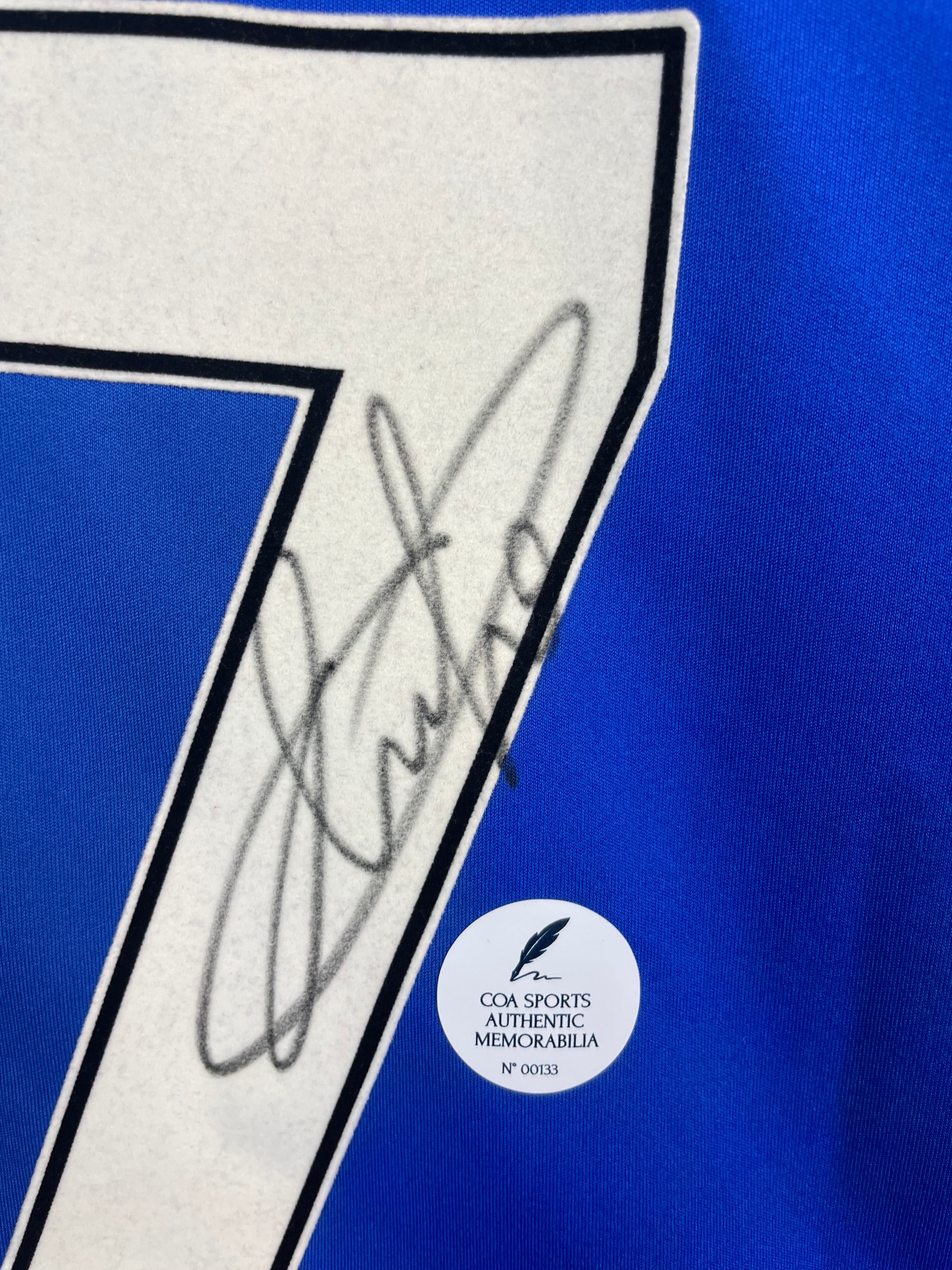 Eden Hazard Chelsea 12/13 SIGNERET hjemmebanetrøje - S