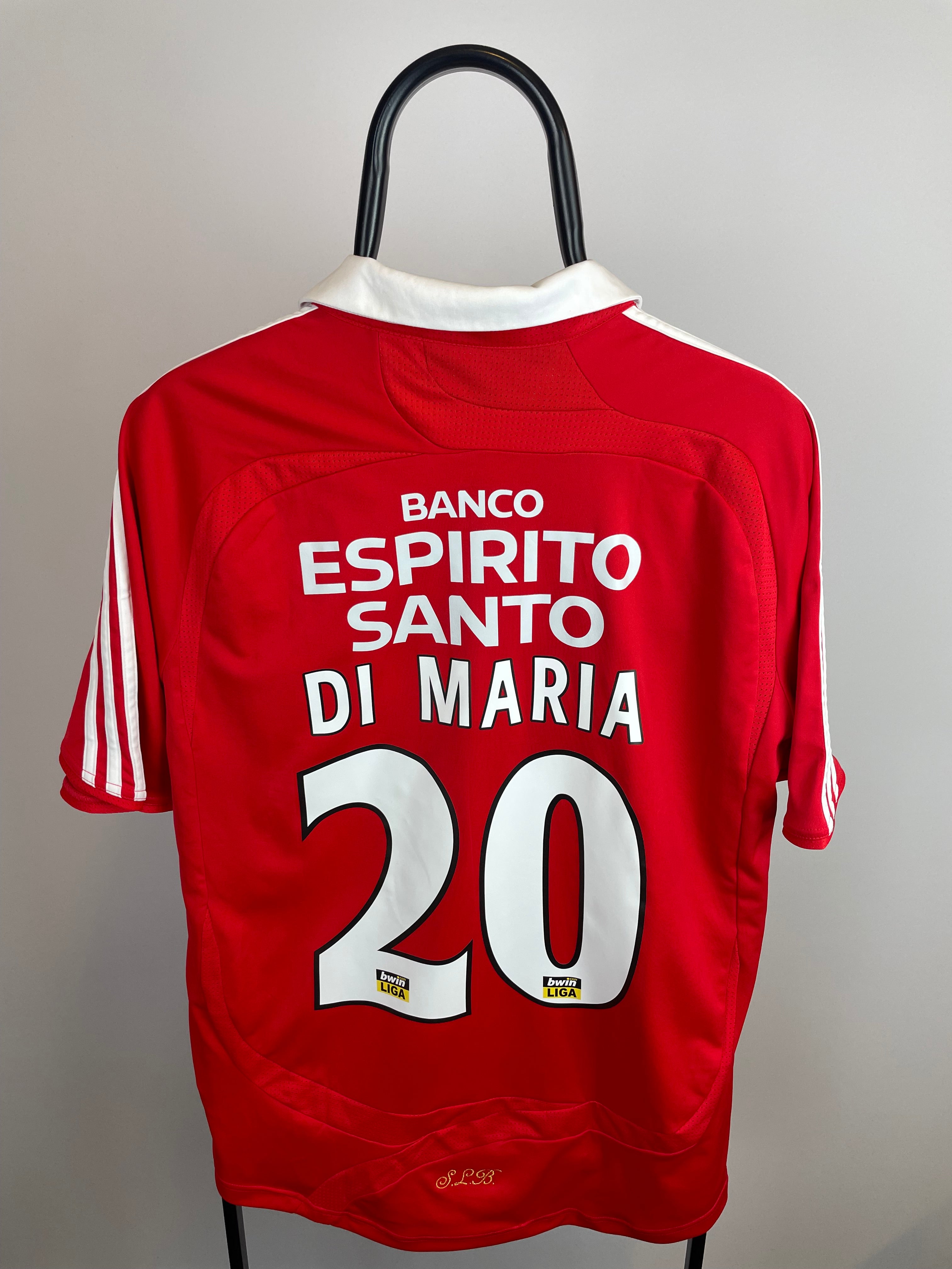 Di Maria Benfica 07/08 hjemmebanetrøje - M