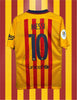 Lionel Messi Barcelona 15/16 MATCH ISSUE SIGNERET udebanetrøje - M