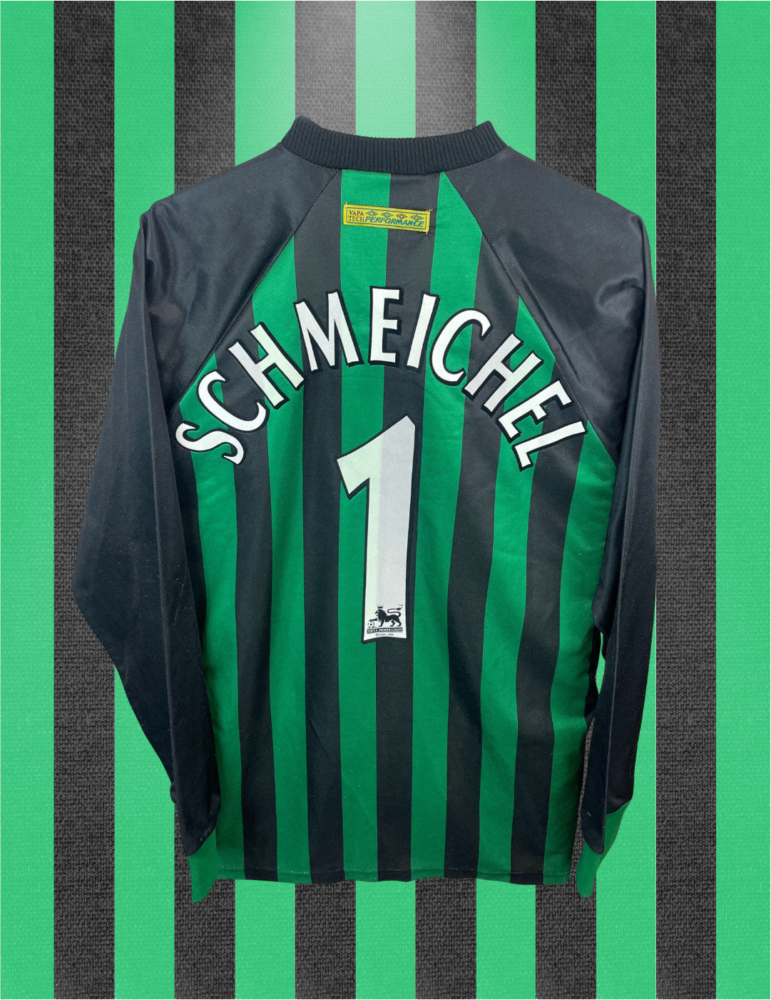 Peter Schmeichel Manchester United 97/98 målmandstrøje - L
