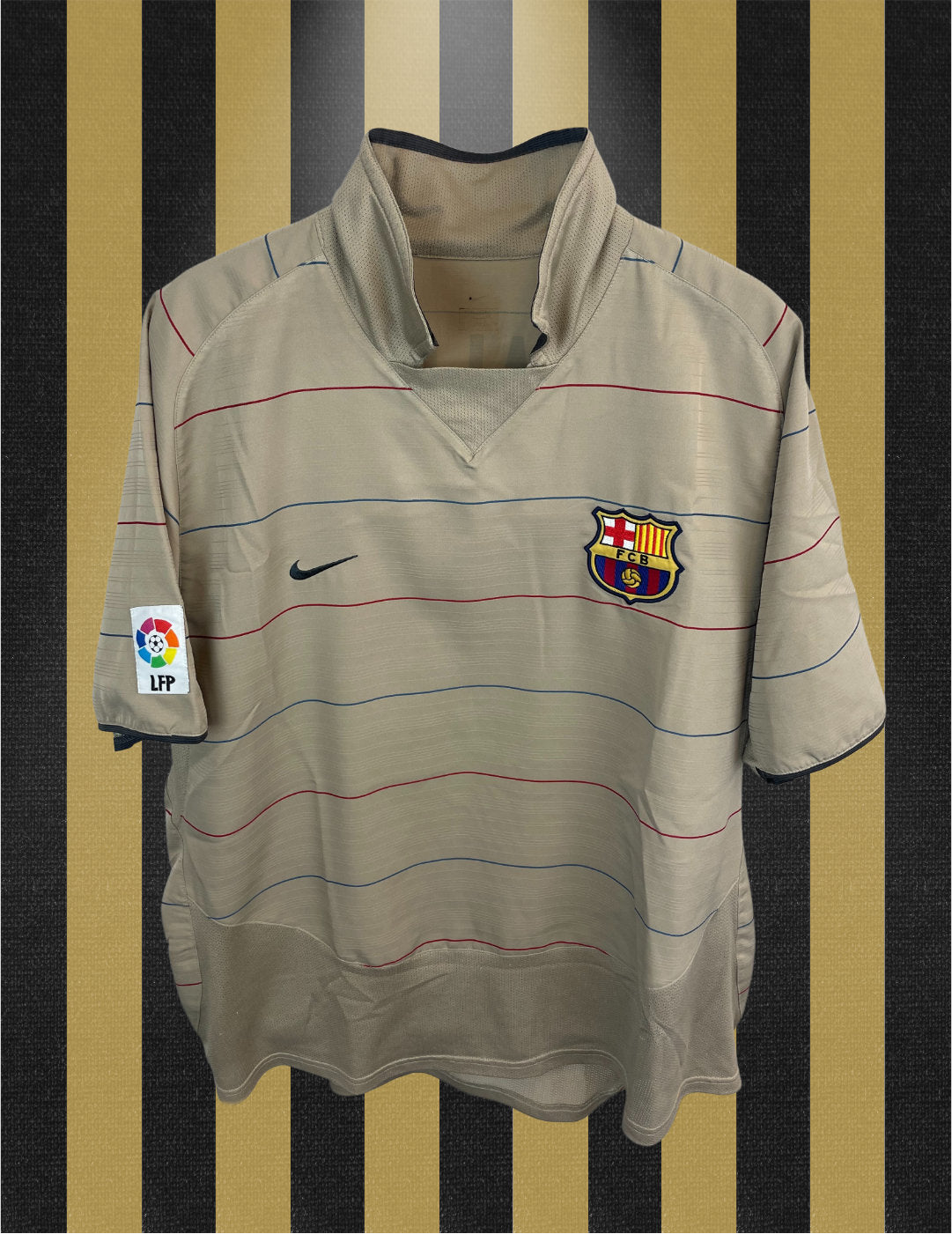 Ronaldinho FC Barcelona 03/04 udebanetrøje - XL