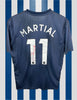 Martial Manchester United 18/19 SIGNERET 3 trøje - L
