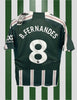 Bruno Fernandes Manchester United SIGNERET 23/24 udebanetrøje - S