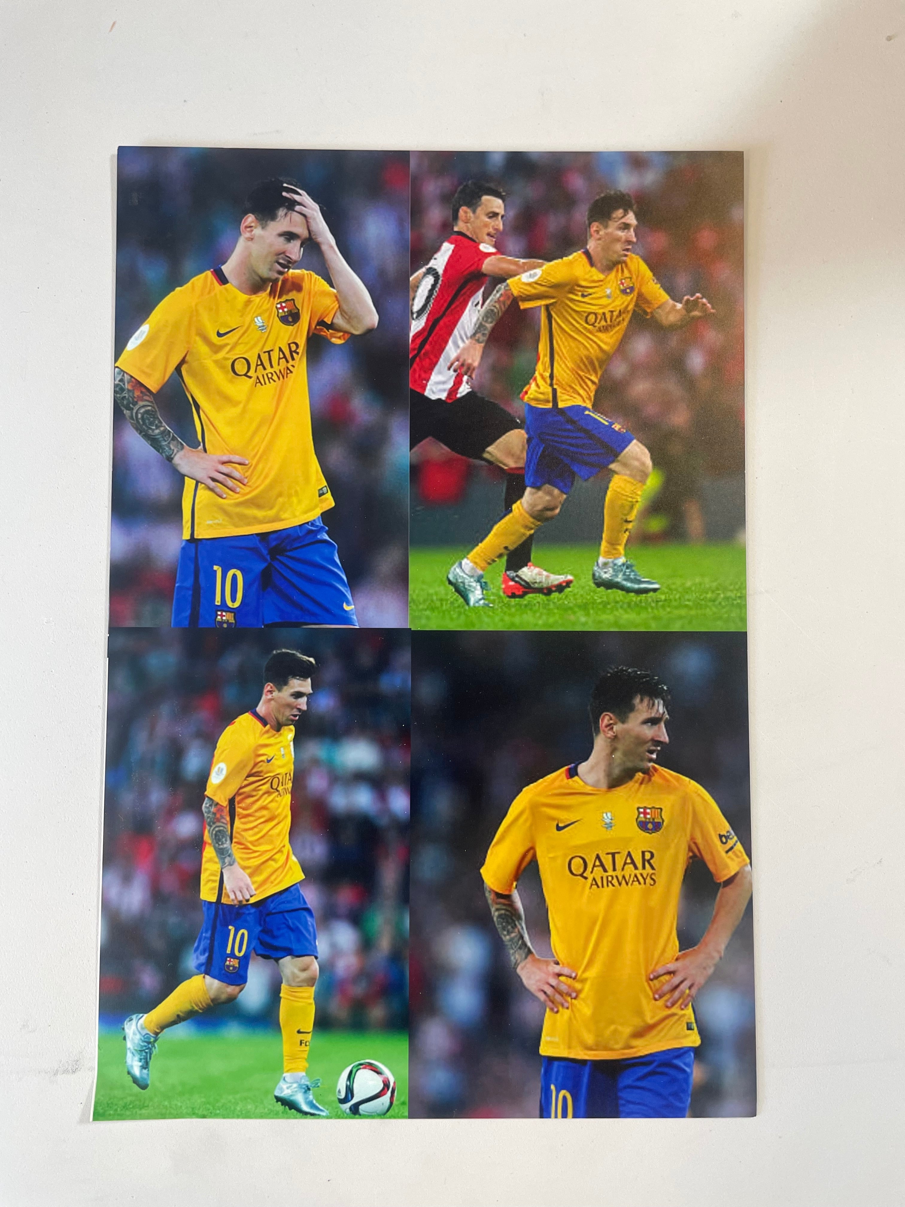 Lionel Messi Barcelona 15/16 MATCH ISSUE SIGNERET udebanetrøje - M