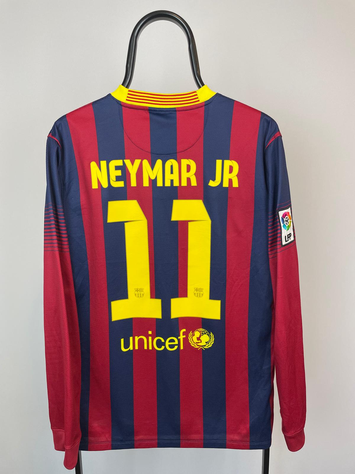 Neymar Barcelona 13/14 langærmet hjemmebanetrøje - M