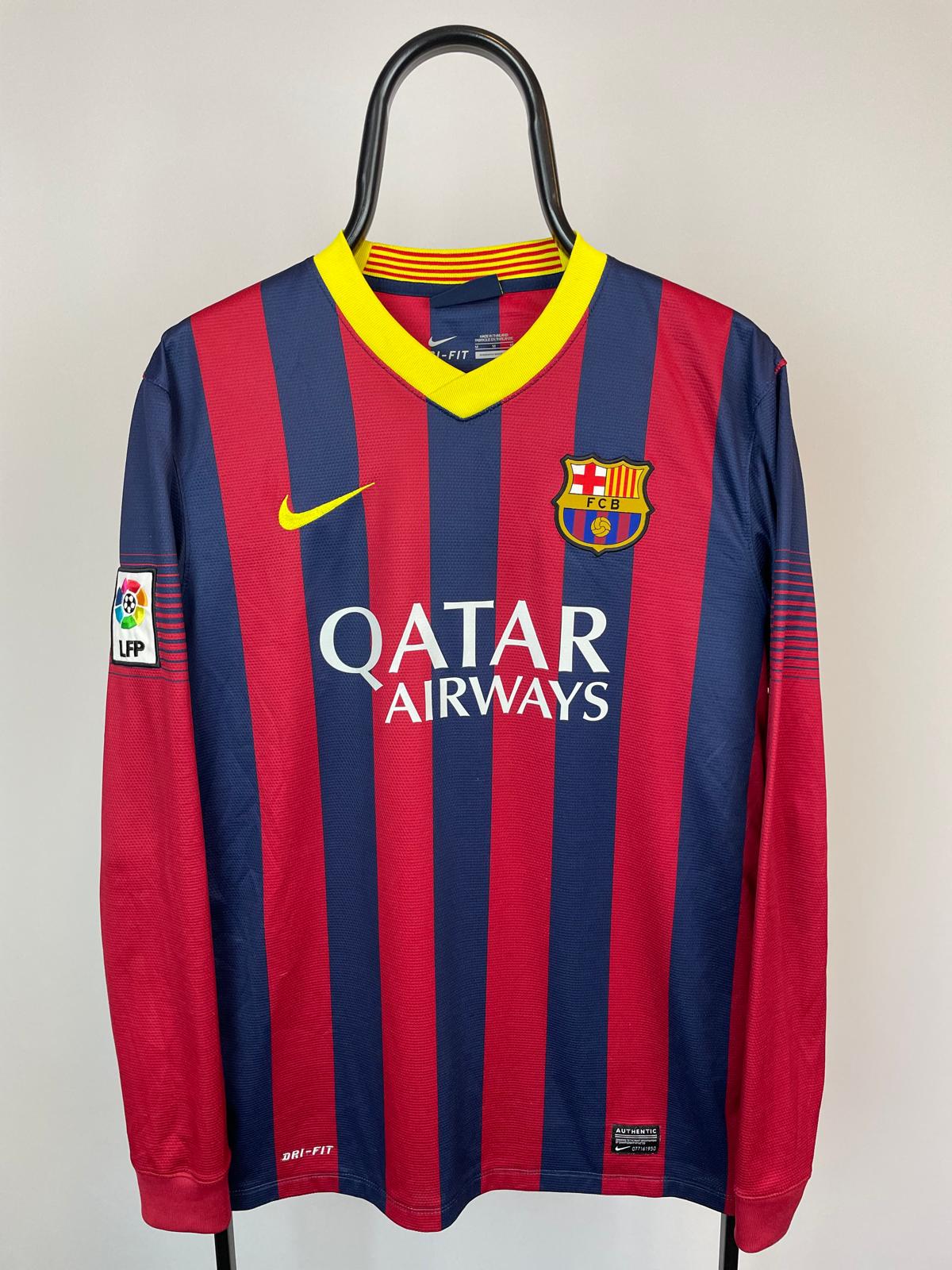 Neymar Barcelona 13/14 langærmet hjemmebanetrøje - M