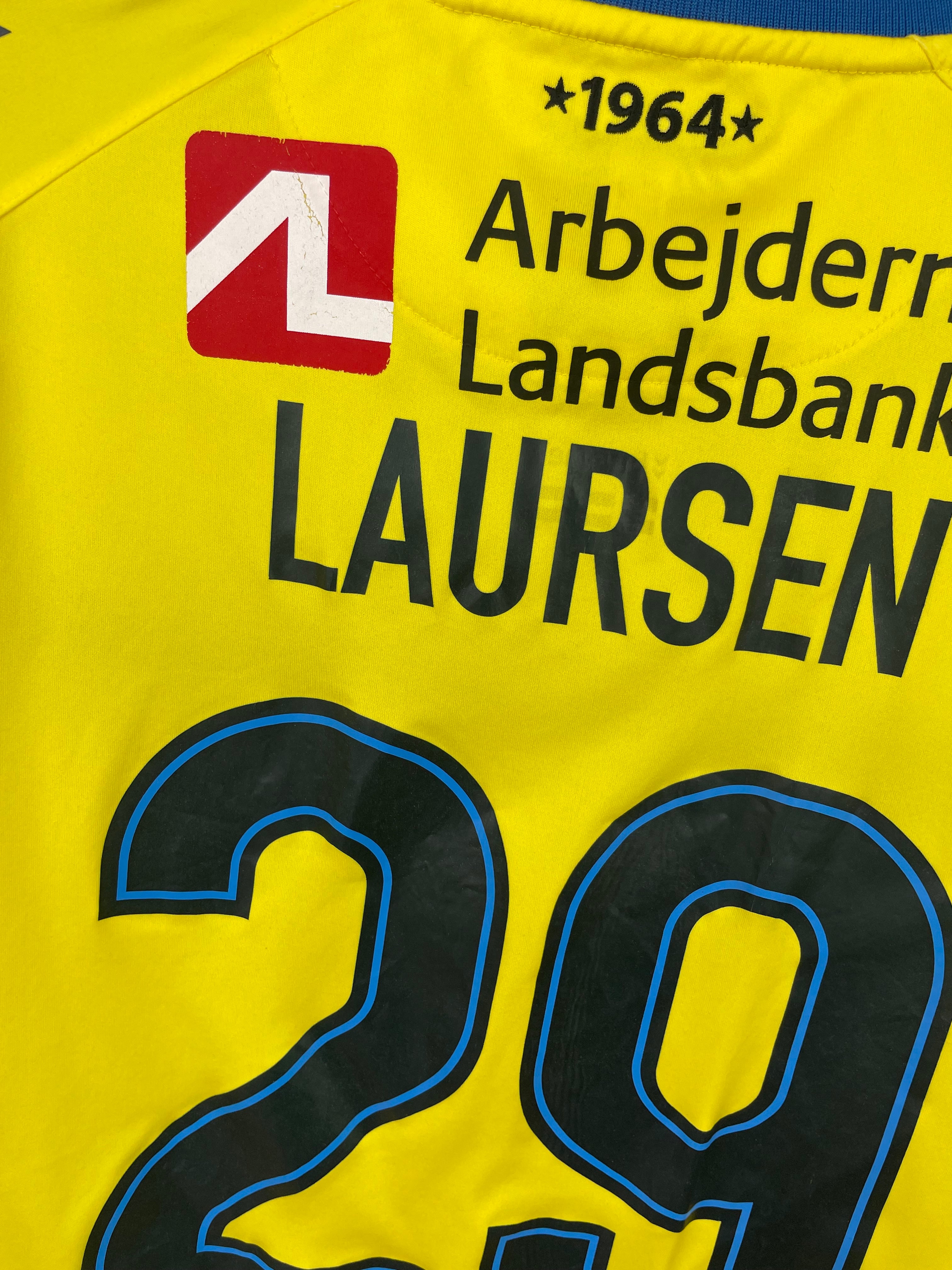 Nikolai Laursen Brøndby 14/15 home shirt - L