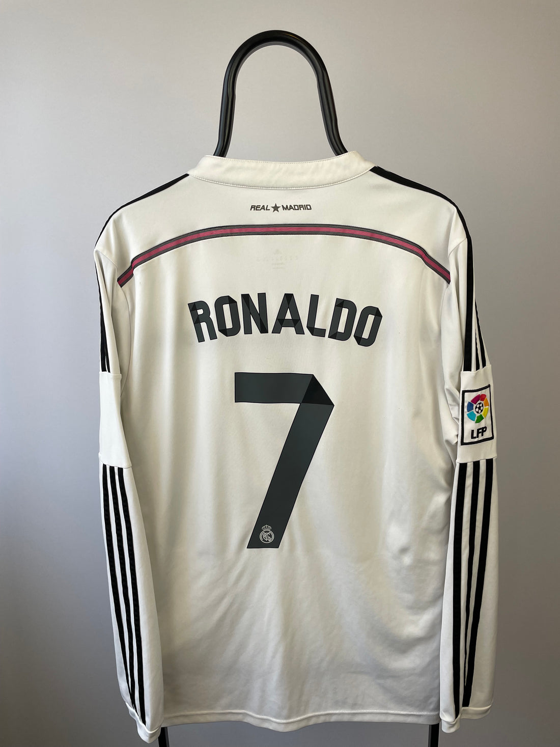 Cristiano Ronaldo Real Madrid 14/15 langærmet hjemmebanetrøje - XL