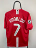 Cristiano Ronaldo Manchester United 07/08 hjemmebanetrøje - M