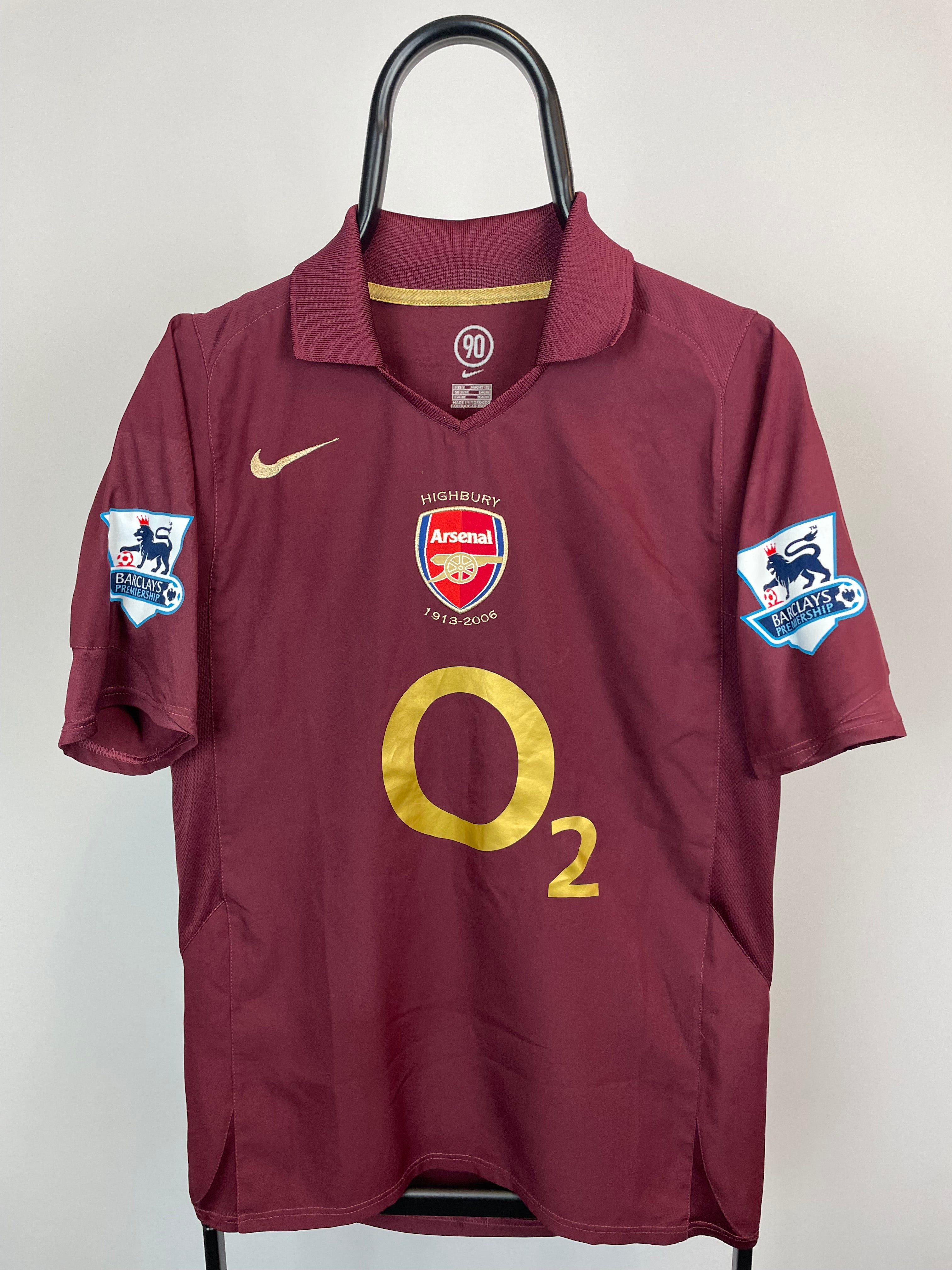 Patrick Vieira Arsenal 05/06 hjemmebanetrøje - S