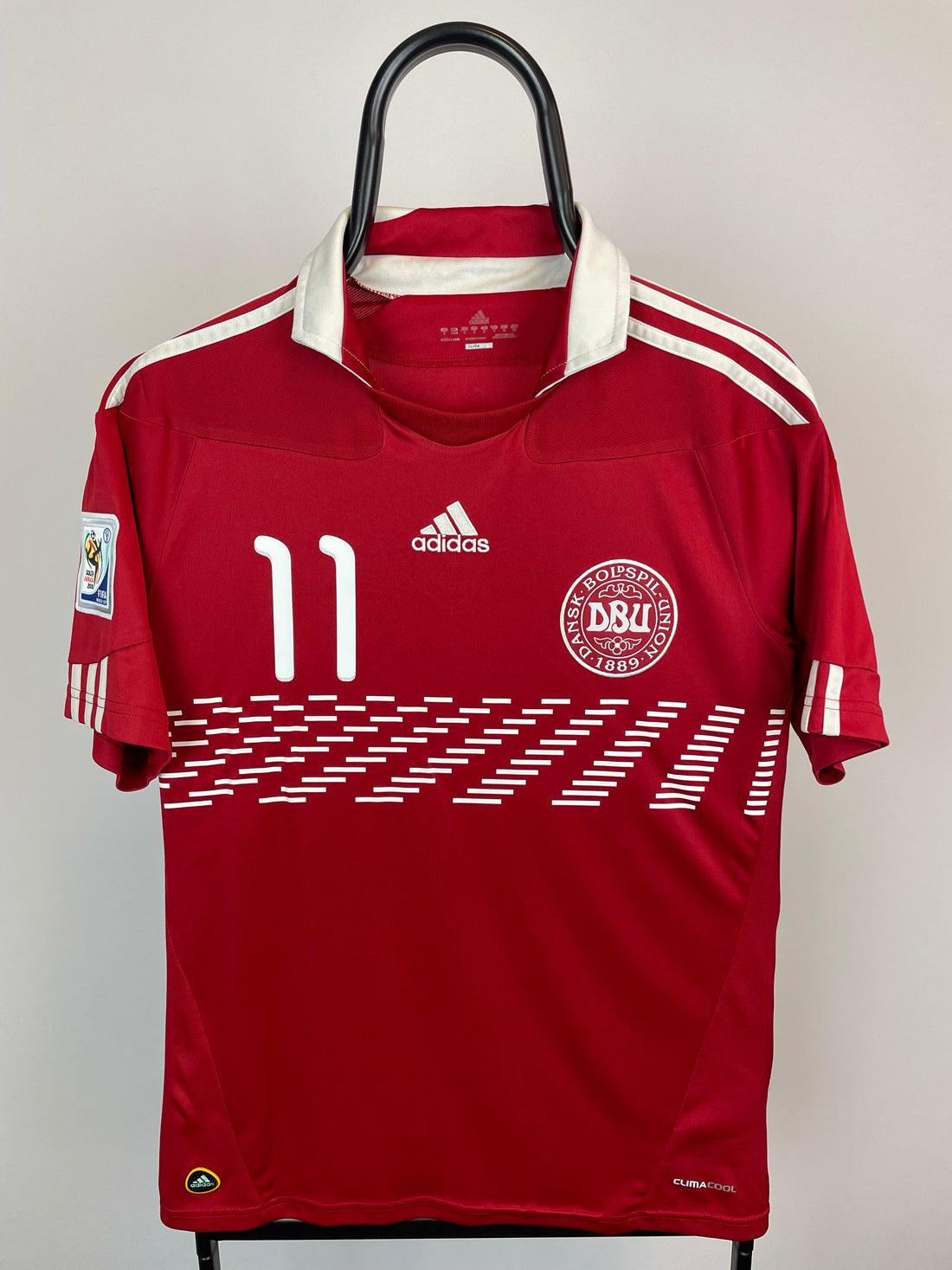 Nicklas Bendtner Danmark 10/12 hjemmebanetrøje - S