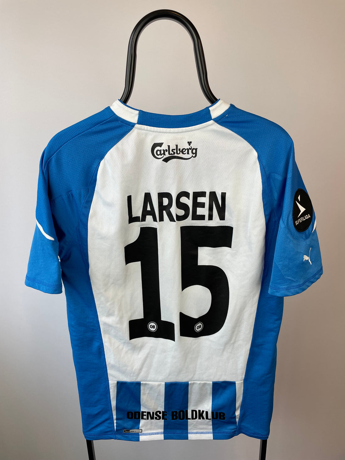 Kasper Larsen OB 10/11 hjemmebanetrøje Matchworn - L