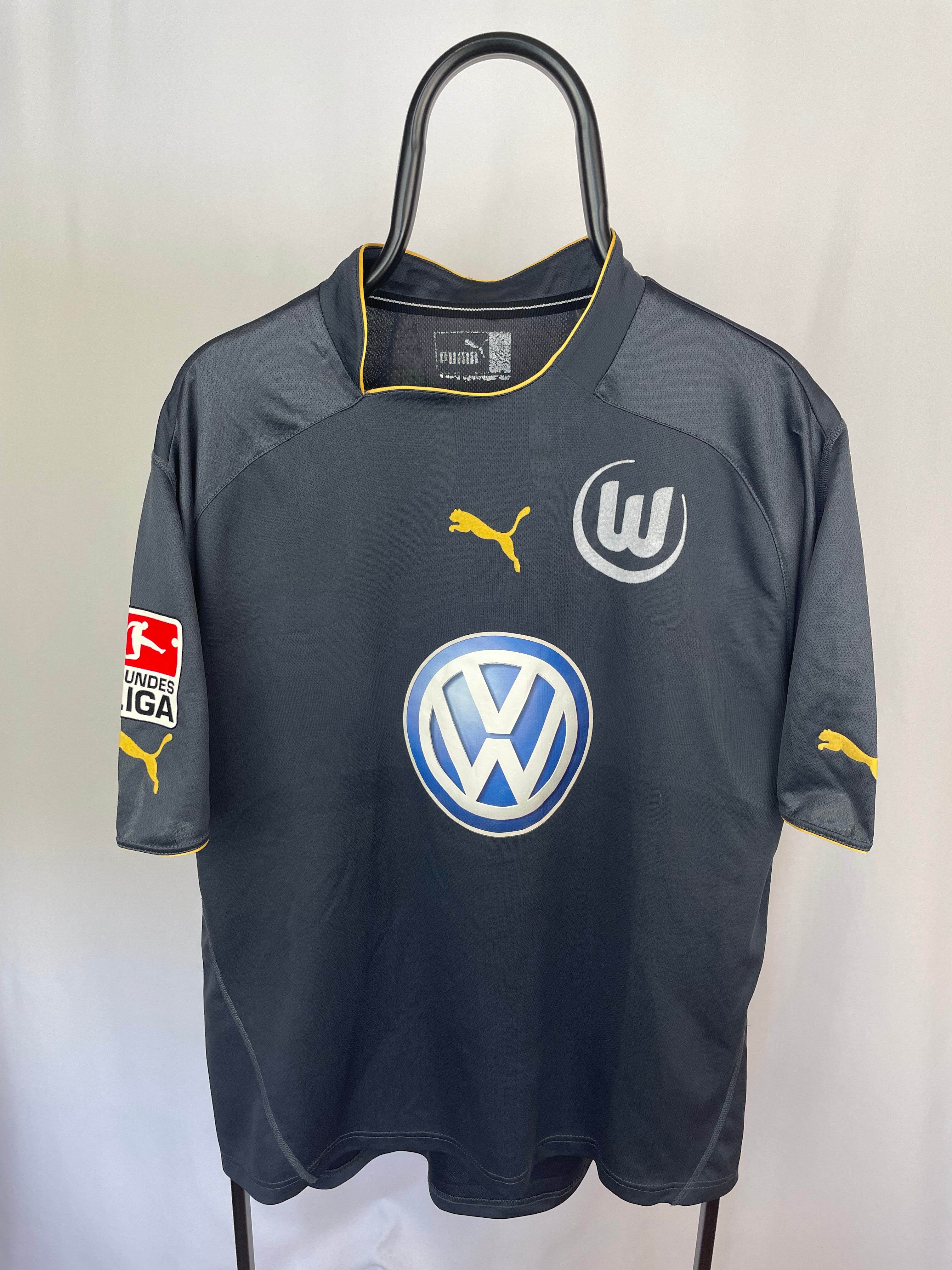 Kim Madsen Wolfsburg 03/04 away shirt - XXL