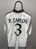 Roberto Carlos Real Madrid 98/00 hjemmebanetrøje - XL