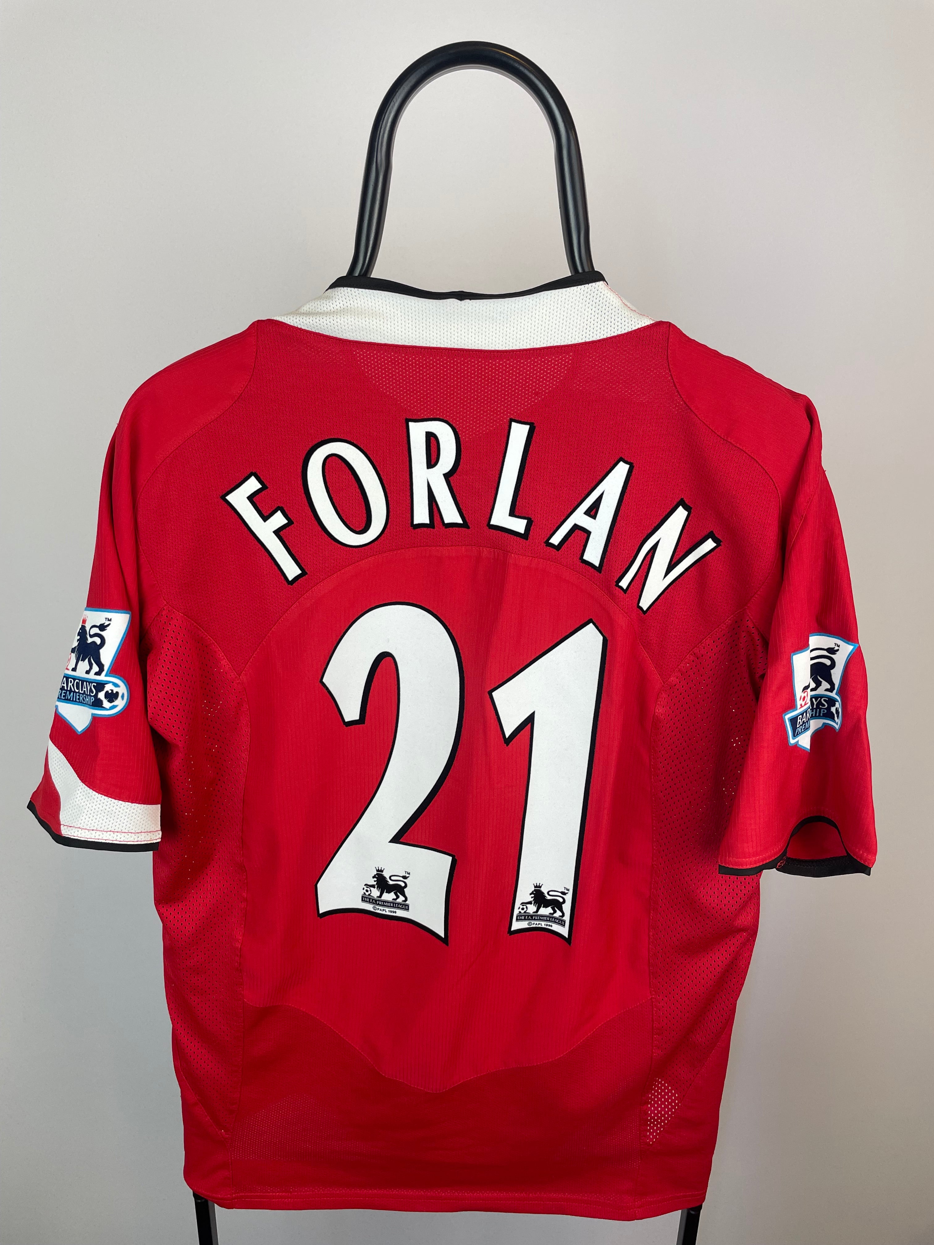 Diego Forlán Manchester United 04/06 hjemmebanetrøje - M