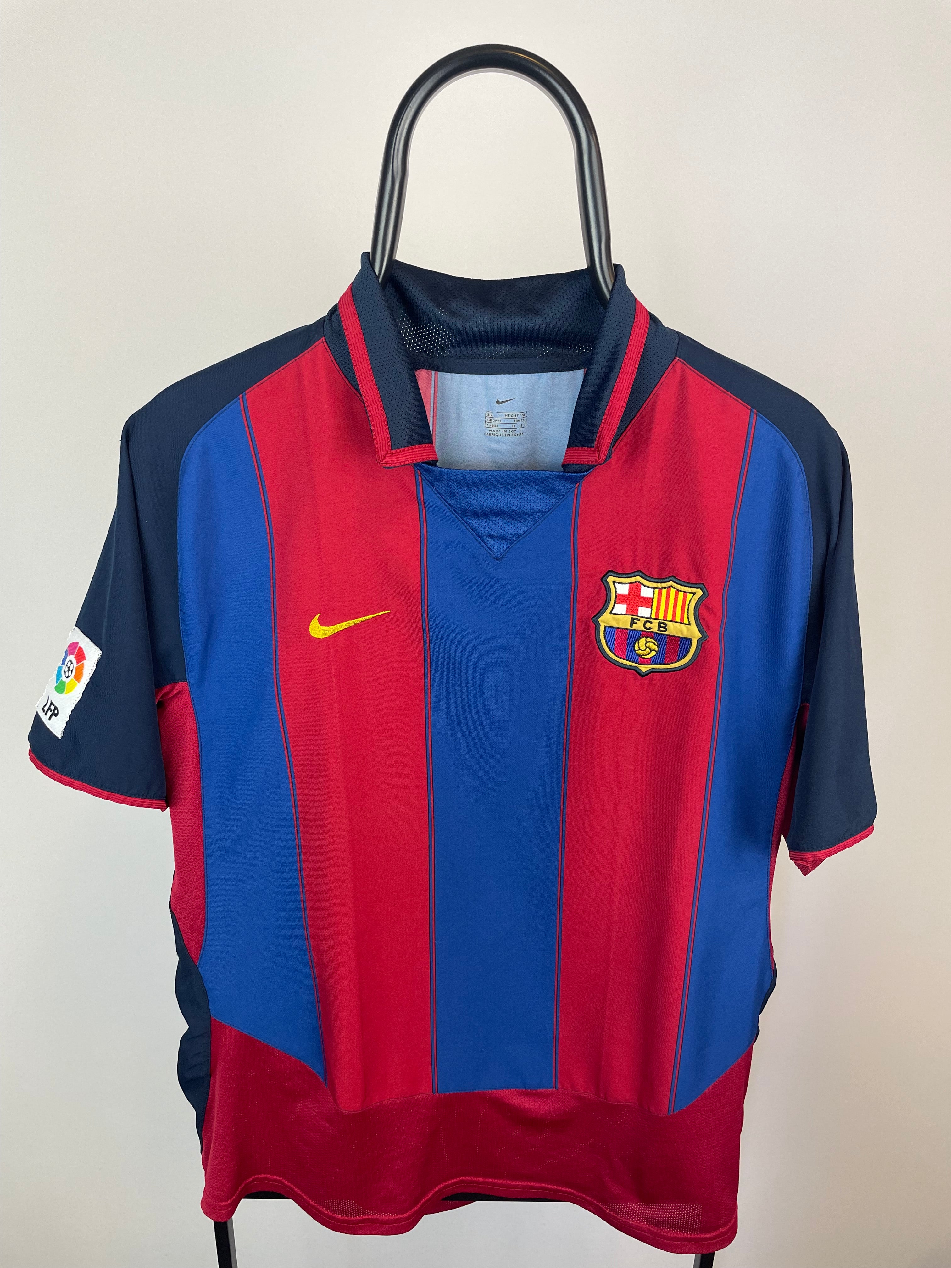 Ronaldinho FC Barcelona 03/04 hjemmebanetrøje - M