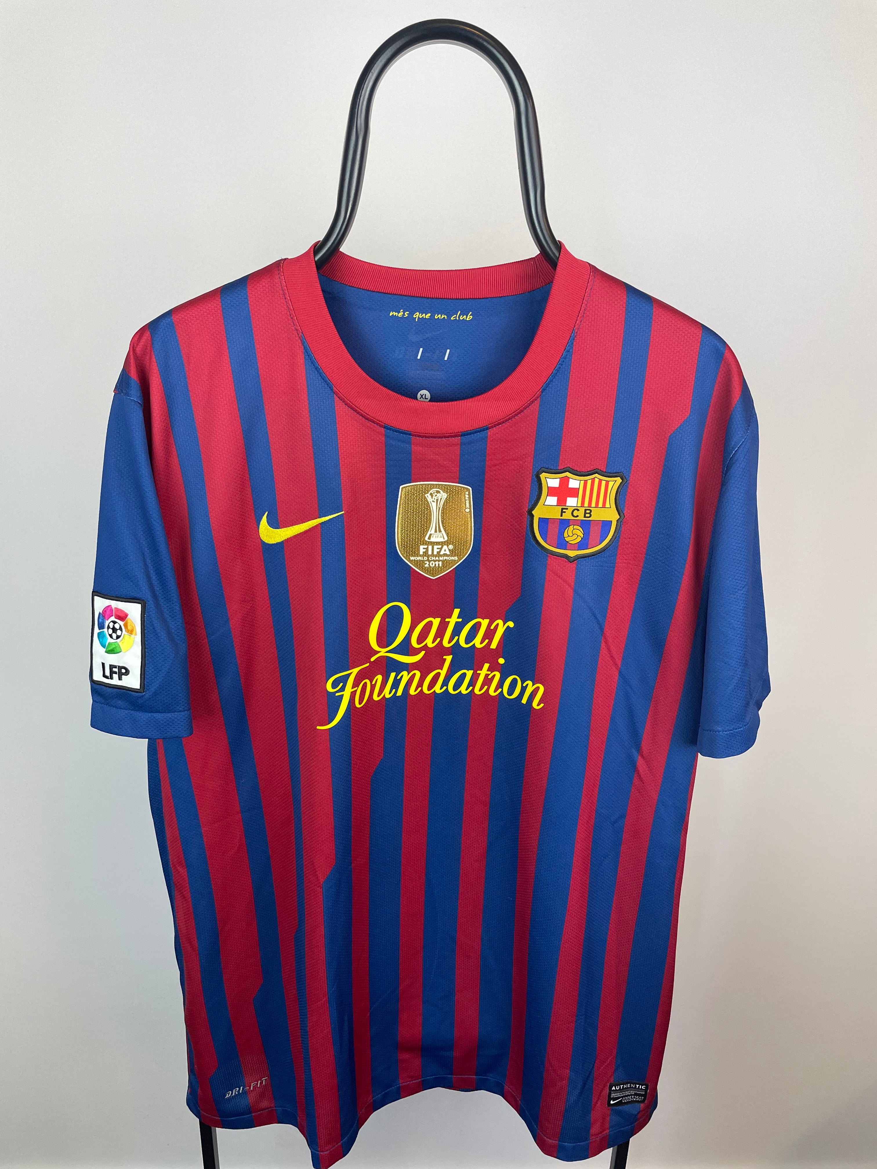 Lionel Messi FC Barcelona 11/12 hjemmebanetrøje - XL