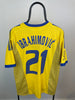 Zlatan Ibrahimovic Sverige 02/04 hjemmebanetrøje - XL