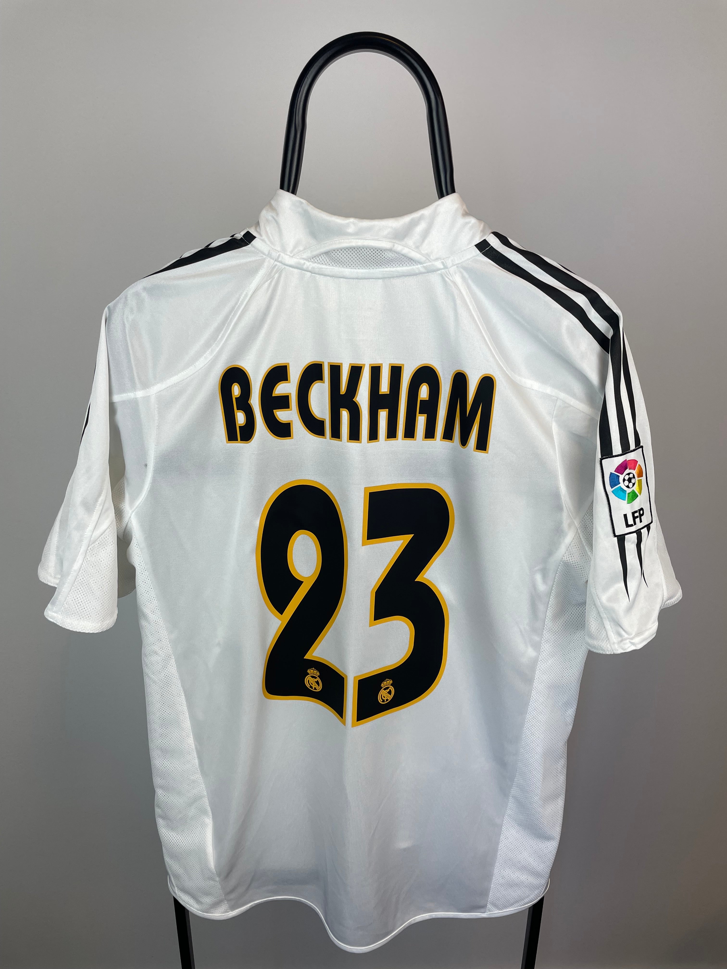David Beckham Real Madrid 04/05 hjemmebanetrøje - M
