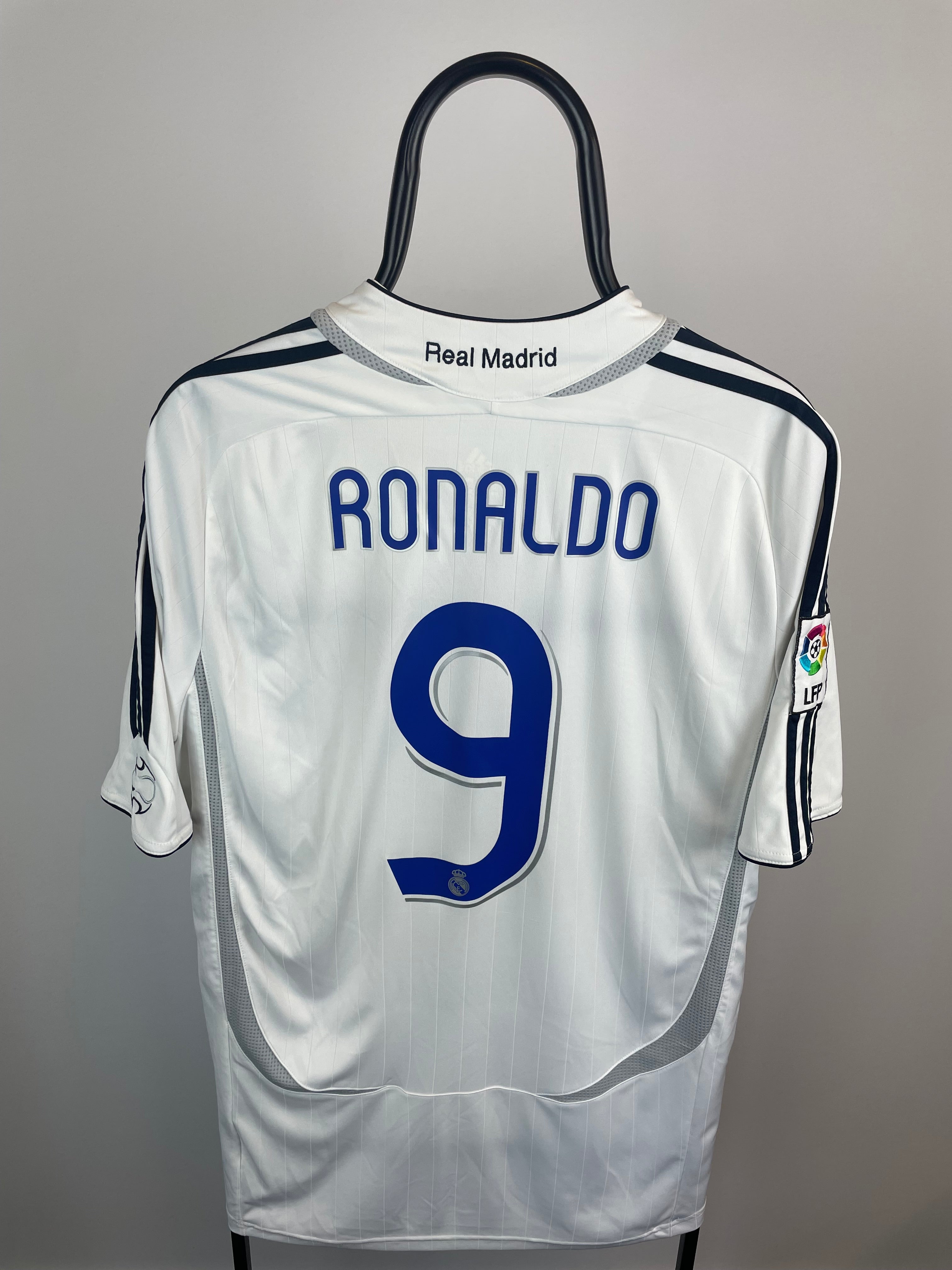 Ronaldo Real Madrid 06/07 hjemmebanetrøje - L