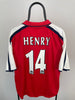 Thierry Henry Arsenal 00/02 hjemmebanetrøje - L