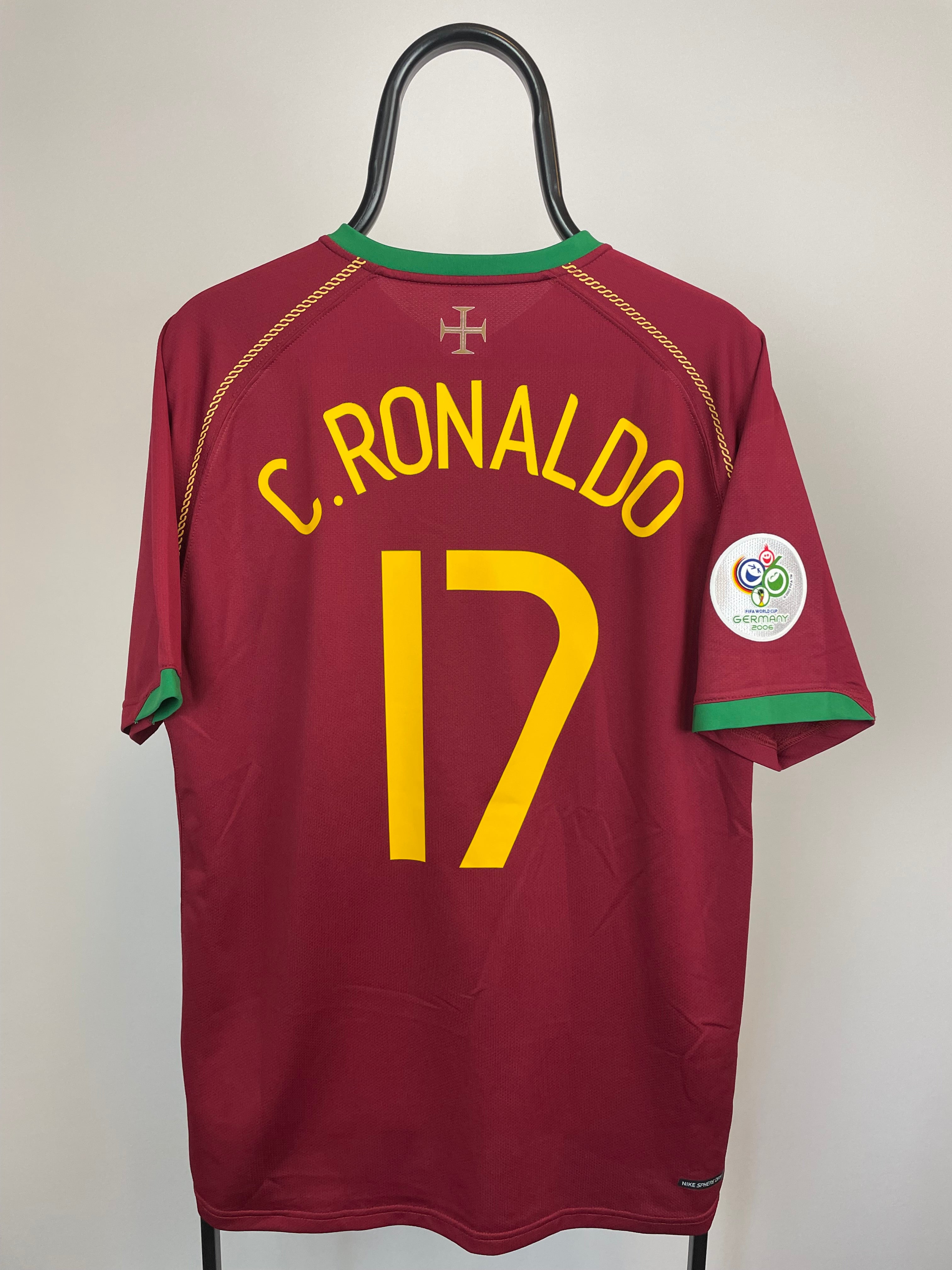 Cristiano Ronaldo Portugal 06/08 hjemmebanetrøje - L