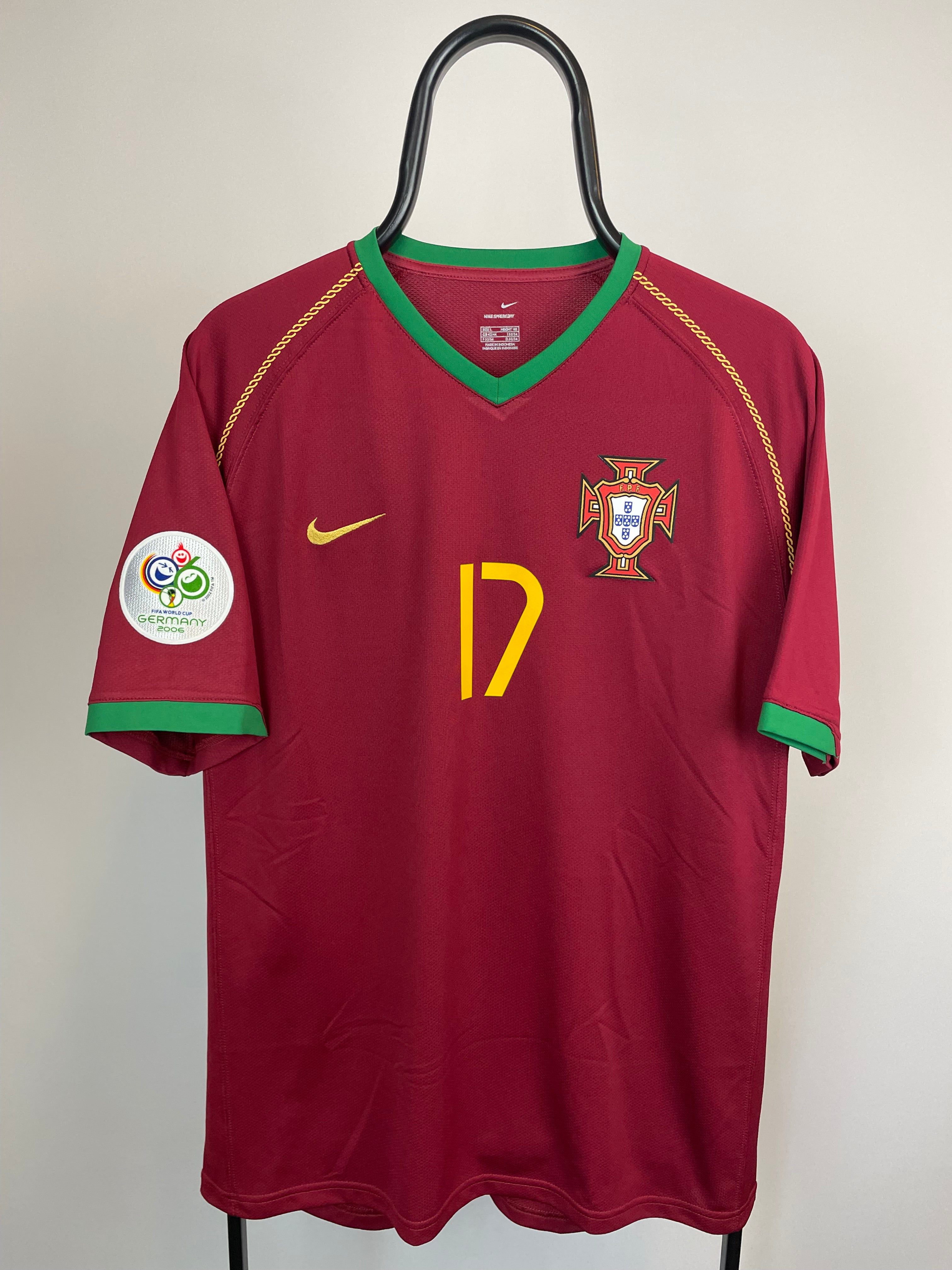 Cristiano Ronaldo Portugal 06/08 hjemmebanetrøje - L