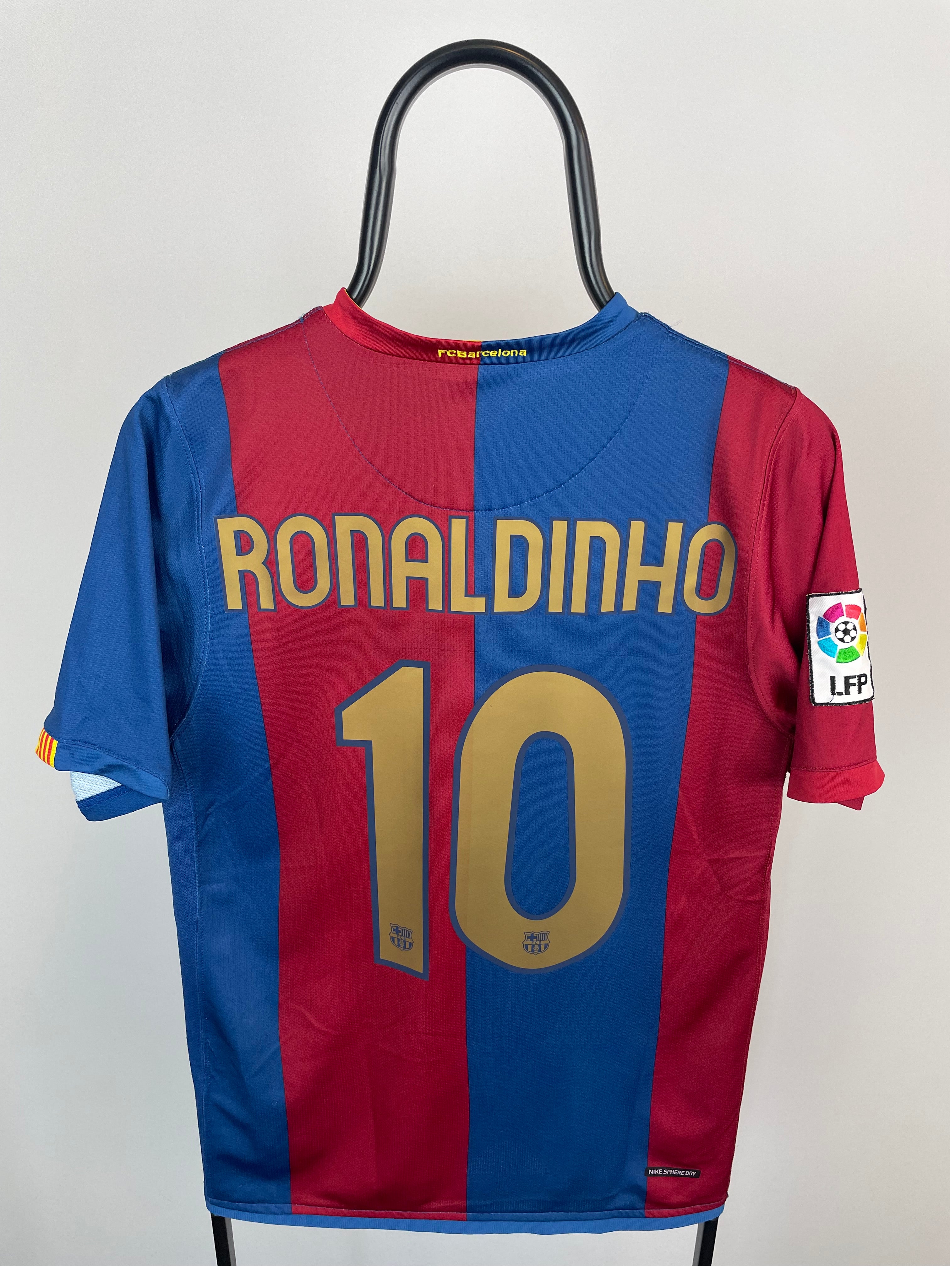 Ronaldinho FC Barcelona 06/07 hjemmebanetrøje - S