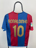 Ronaldinho FC Barcelona 06/07 hjemmebanetrøje - S