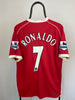 Cristiano Ronaldo Manchester United 06/07 hjemmebanetrøje - L