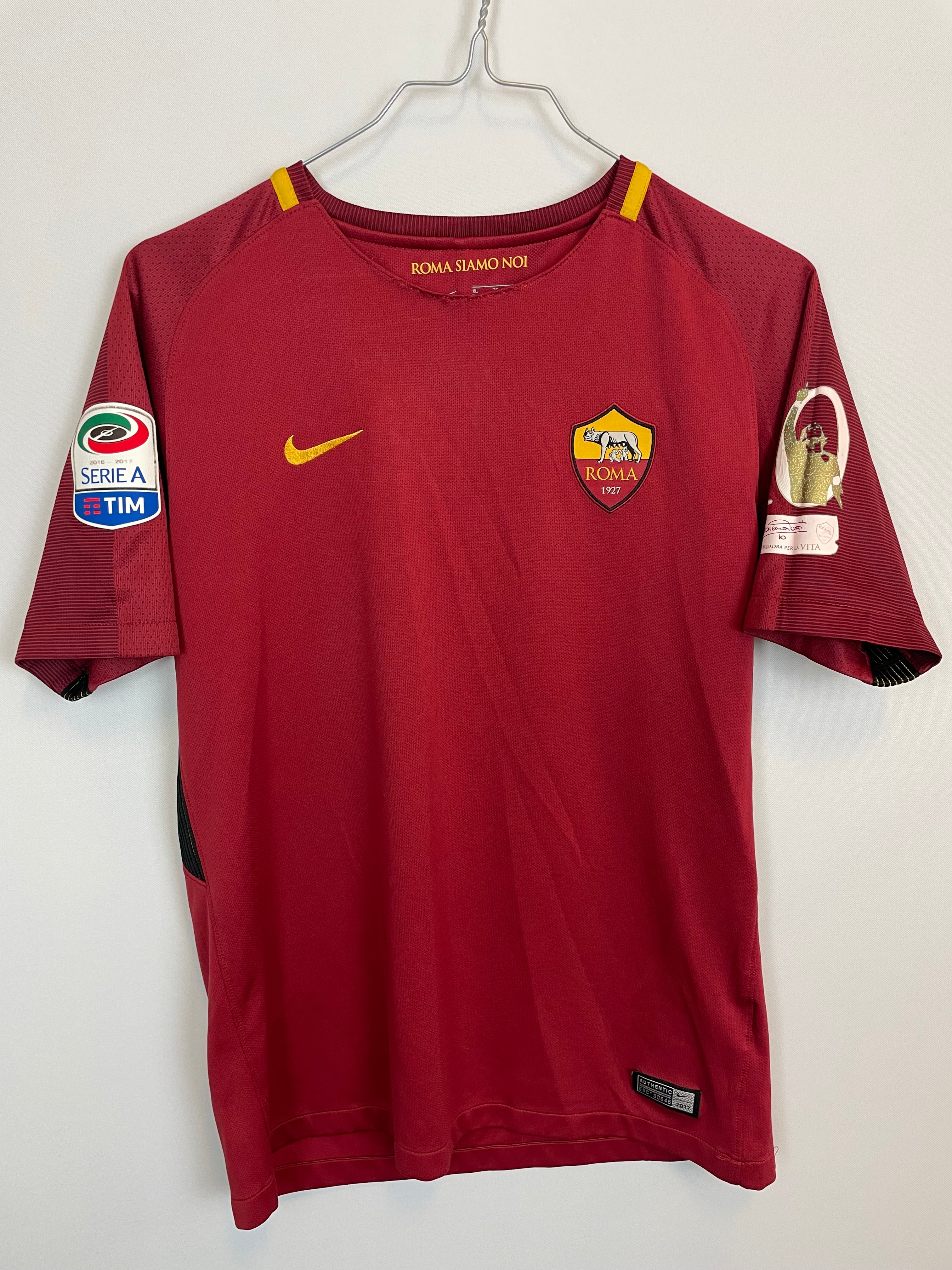 Totti Roma 17/18 hjemmebanetrøje - 13/15 år