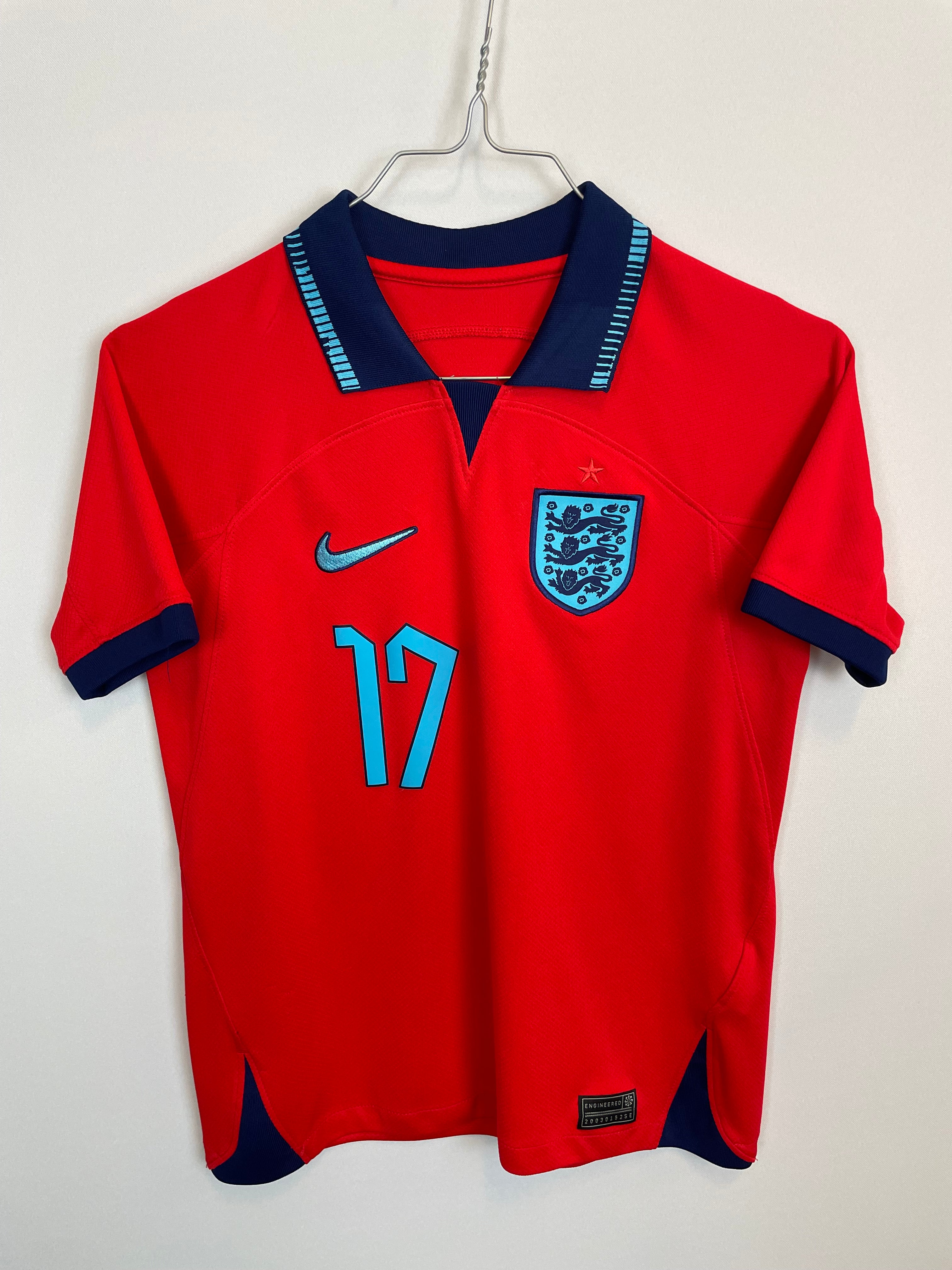 Bukayo Saka England 22/23 udebanetrøje - 9/10 år