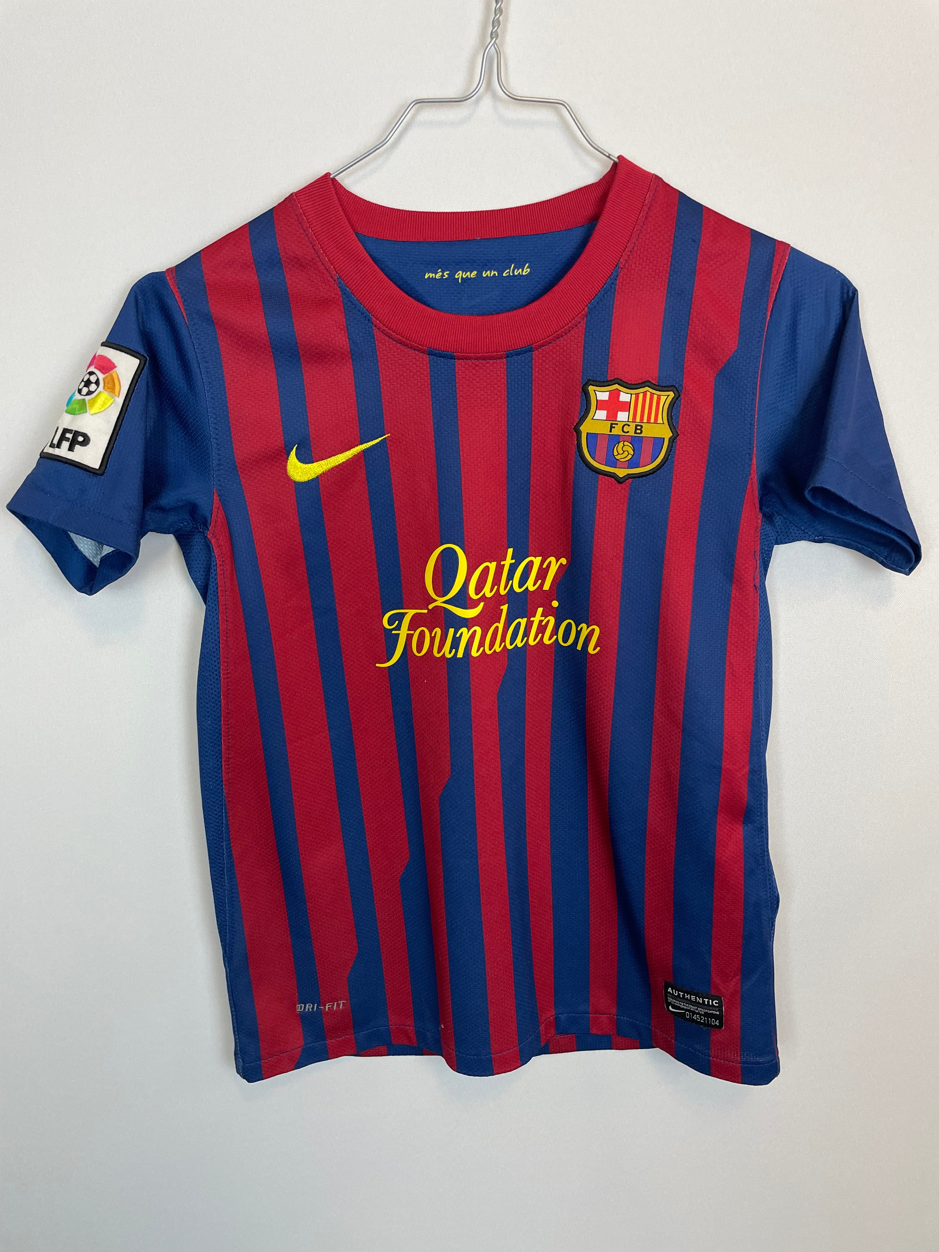 Pedro FC Barcelona 11/12 hjemmebanetrøje - 11/12 år