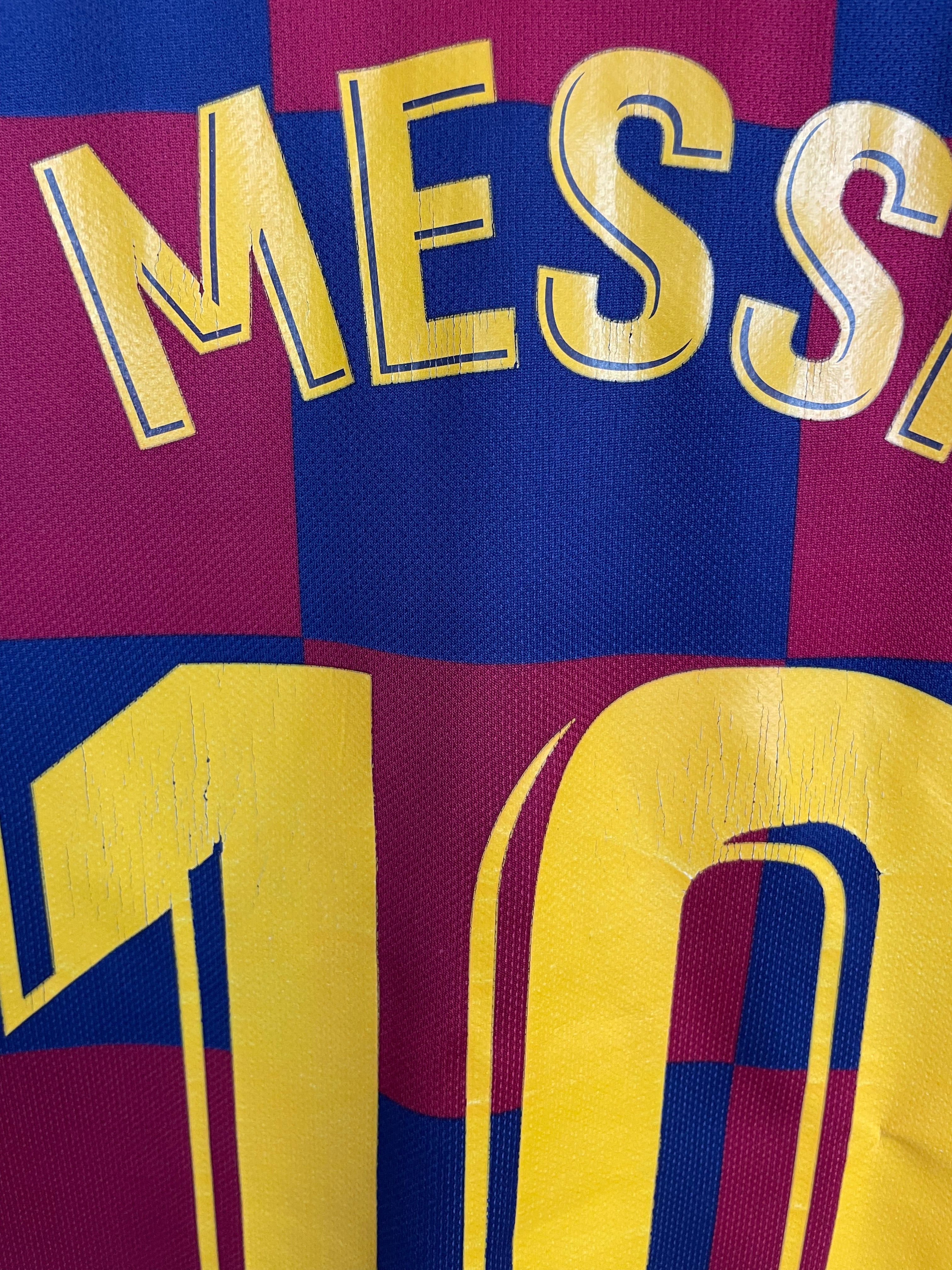 Lionel Messi FC Barcelona 19/20 hjemmebanetrøje - 11/12 år