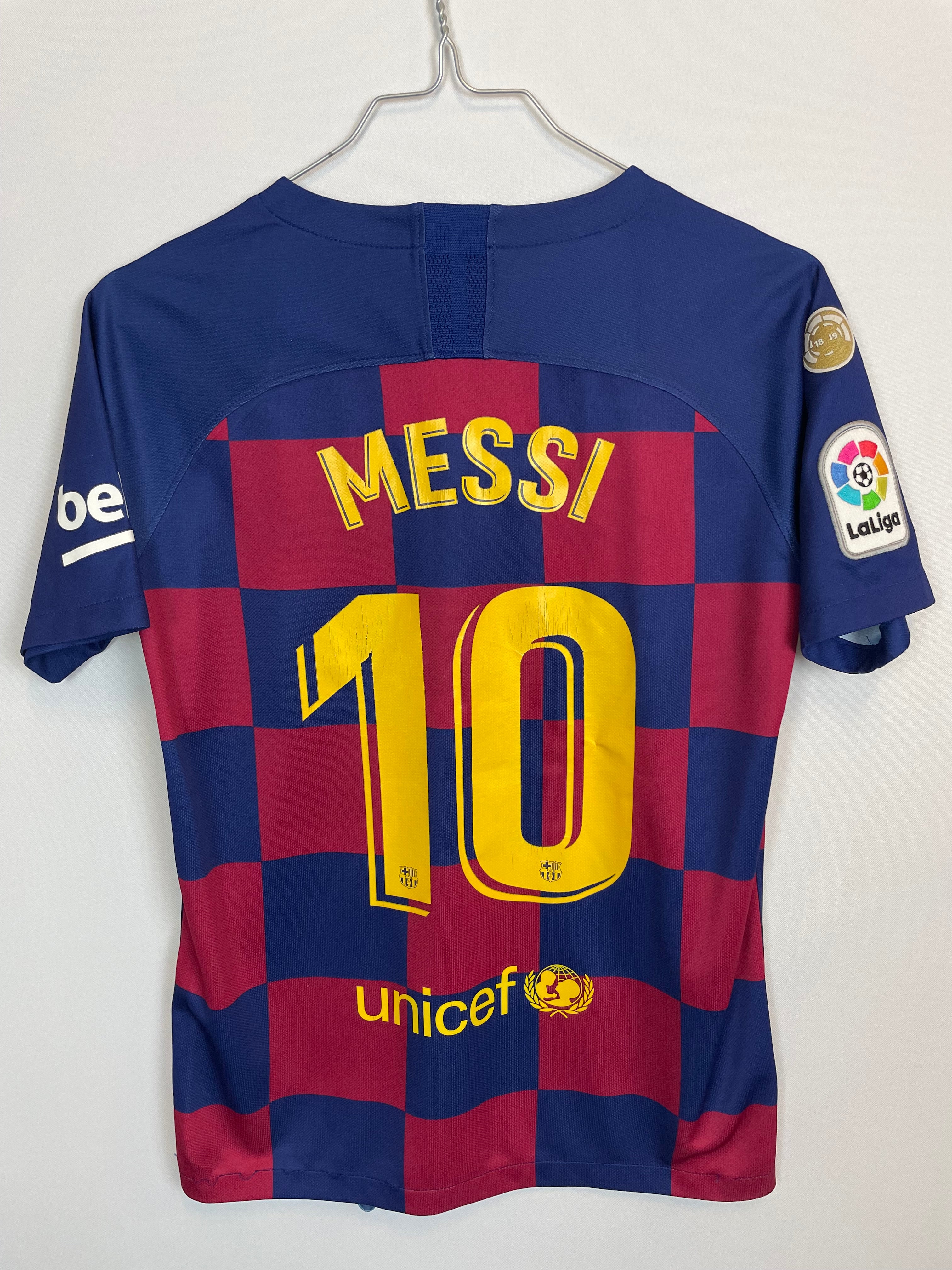 Lionel Messi FC Barcelona 19/20 hjemmebanetrøje - 11/12 år