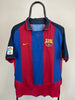 FC Barcelona 03/04 hjemmebanetrøje - M