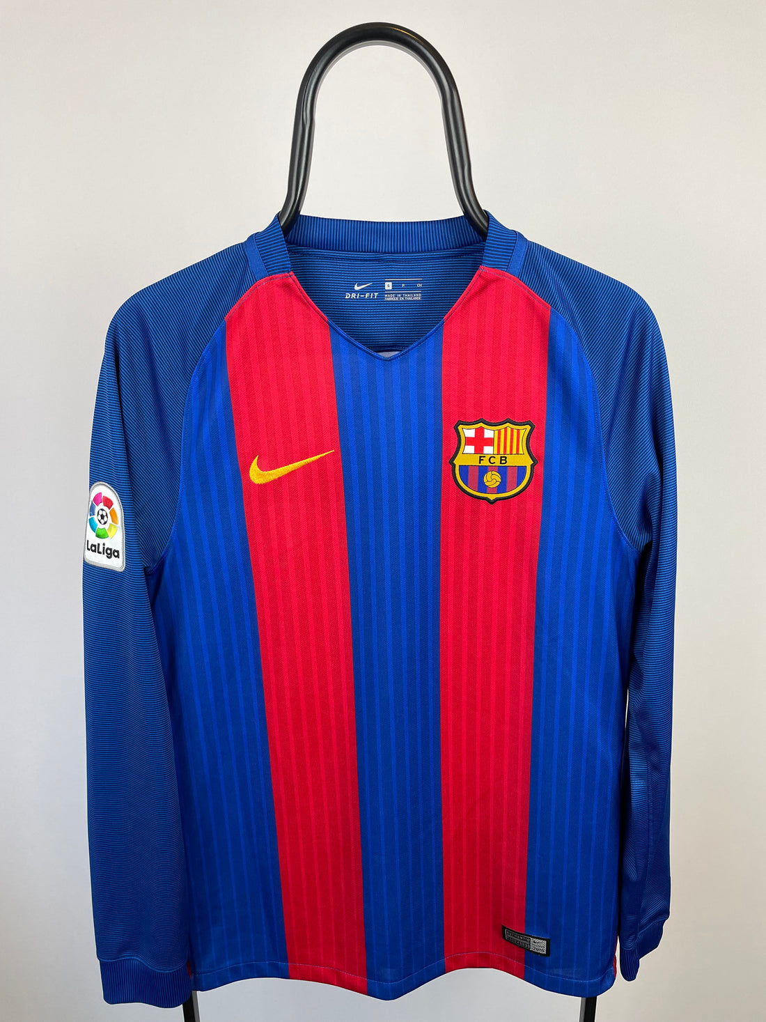 Lionel Messi FC Barcelona 16/17 langærmet hjemmebanetrøje - S