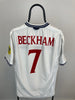 David Beckham England 99/01 hjemmebanetrøje - XL