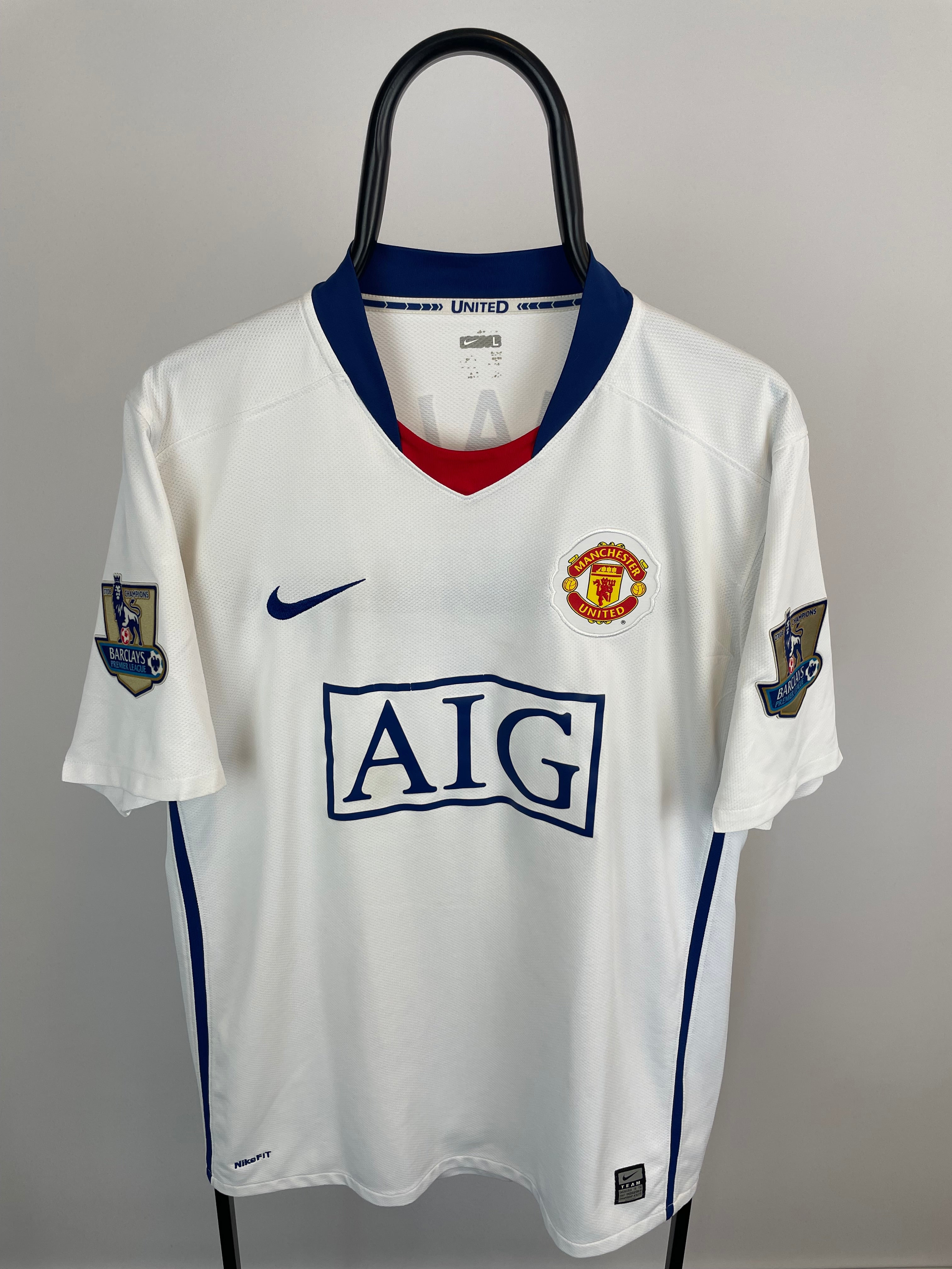 Cristiano Ronaldo Manchester United 08/09 udebanetrøje - L
