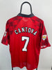 Eric Cantona Manchester United 96/97 hjemmebanetrøje - XL