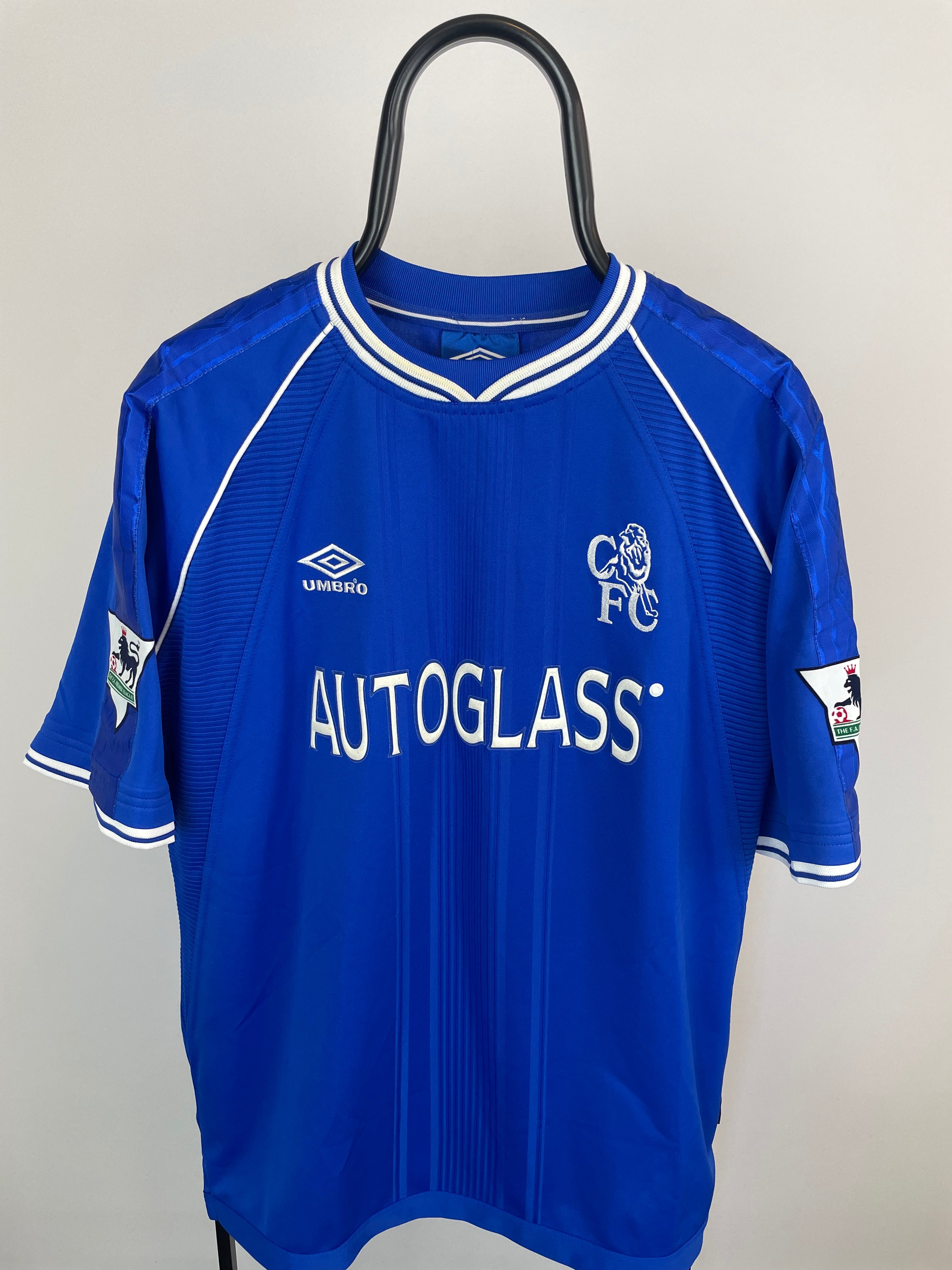 Gianfranco Zola Chelsea 99/01 hjemmebanetrøje - XL