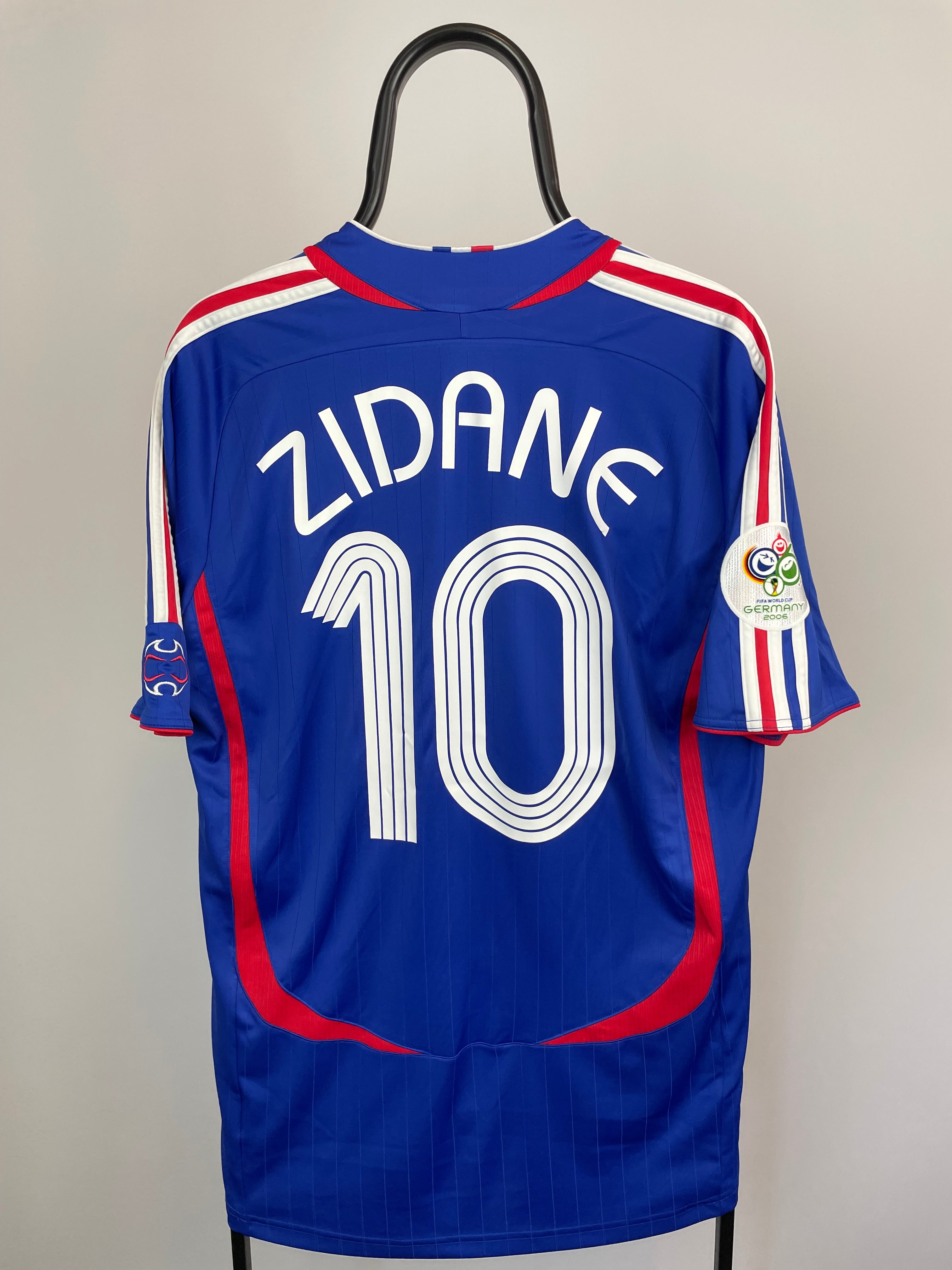 Zinedine Zidane Frankrig 06/08 hjemmebanetrøje - L