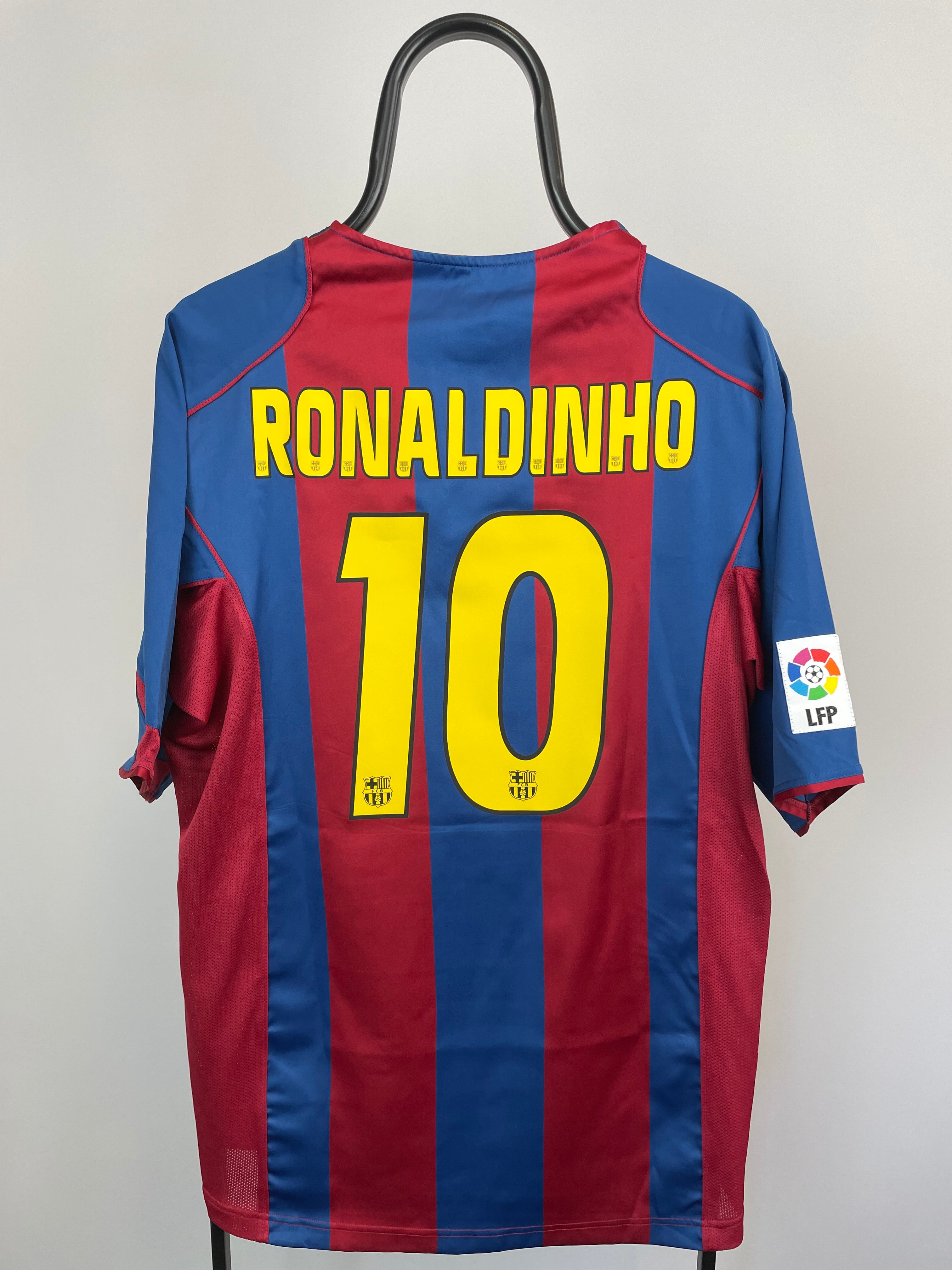 Ronaldinho FC Barcelona 04/05 hjemmebanetrøje - XL
