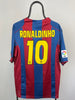 Ronaldinho FC Barcelona 04/05 hjemmebanetrøje - XL