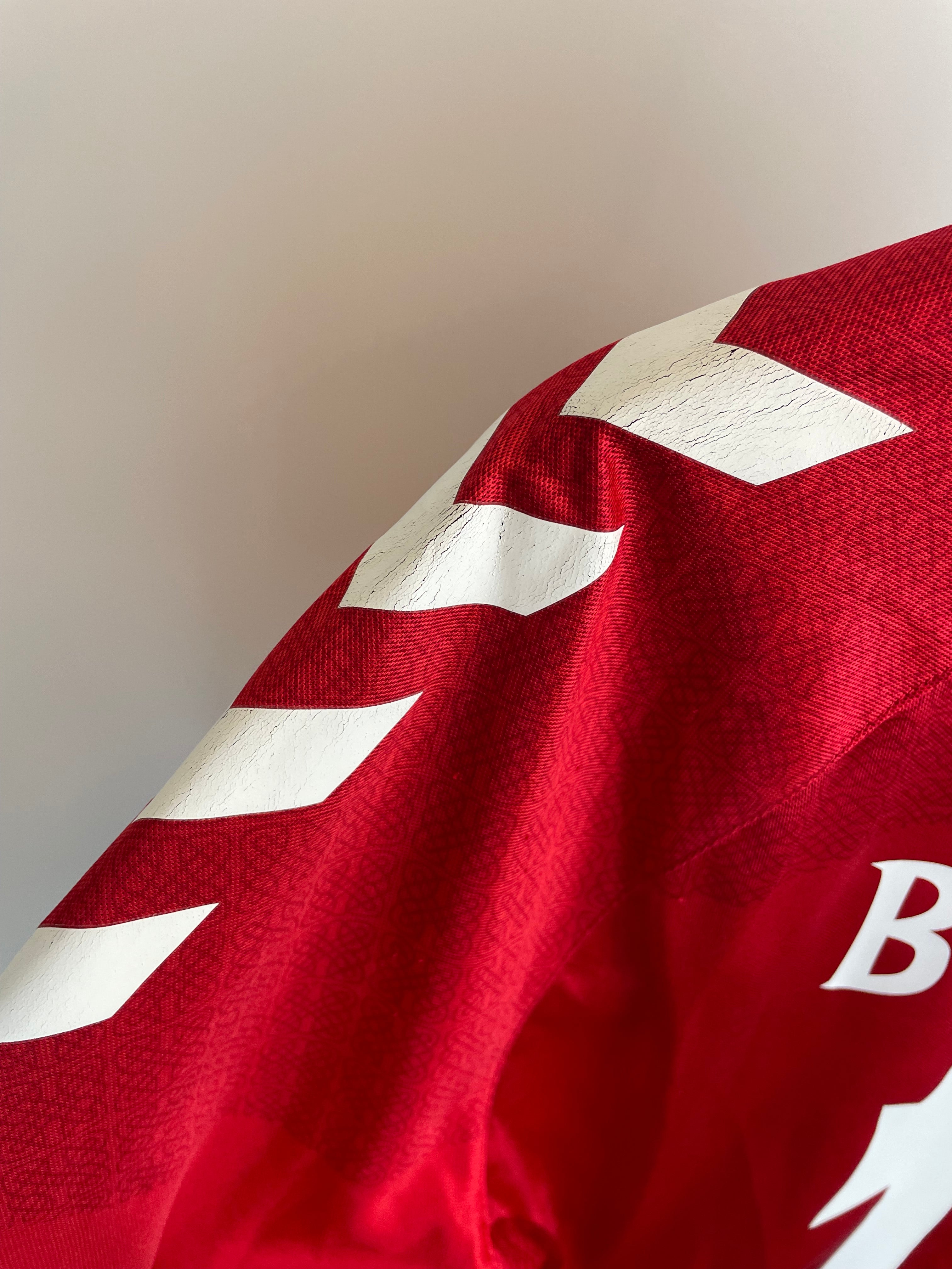 Nicklas Bendtner Danmark 16/17 hjemmebanetrøje - L