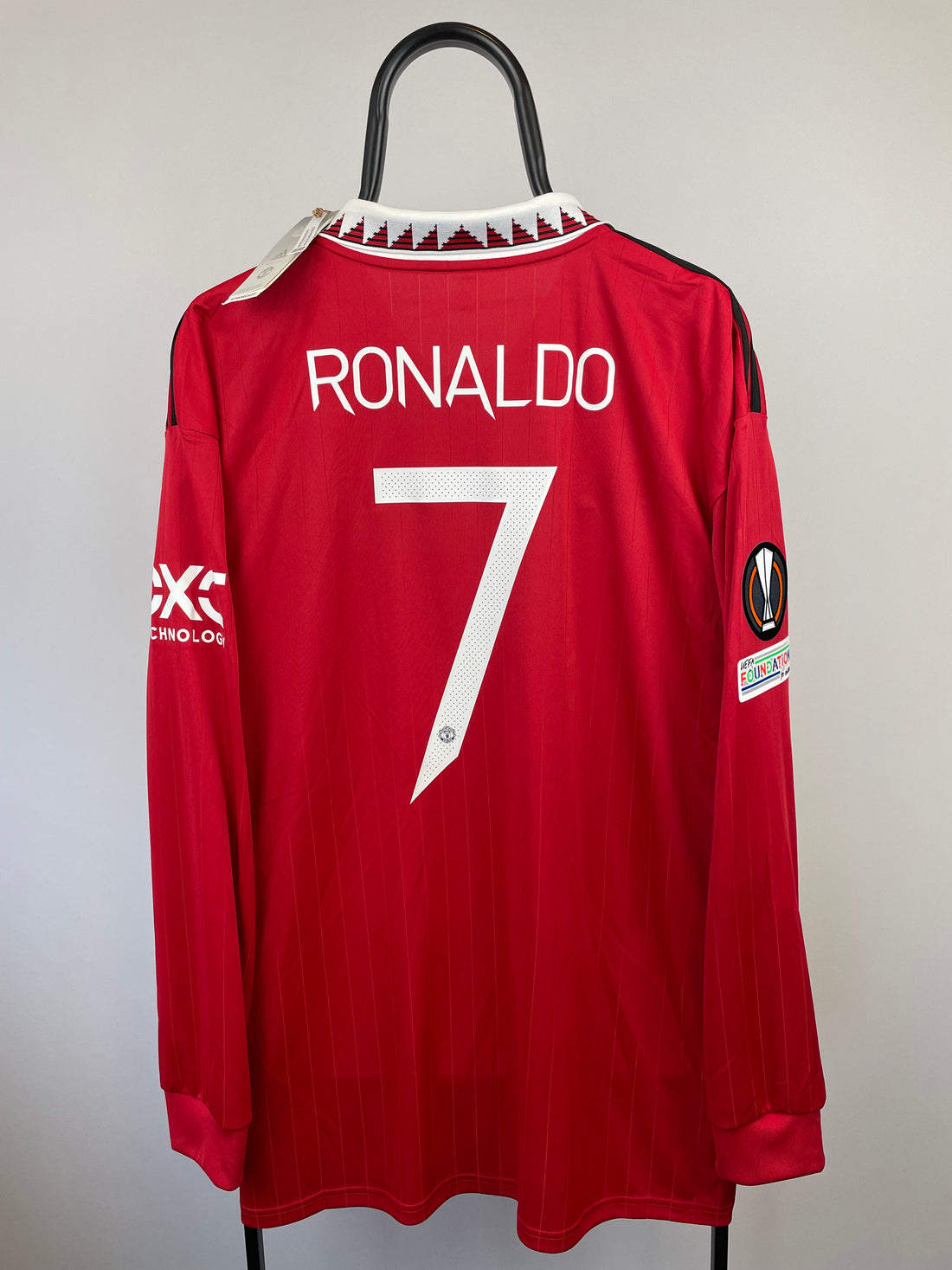 Cristiano Ronaldo Manchester United 22/23 langærmet hjemmebanetrøje - XL