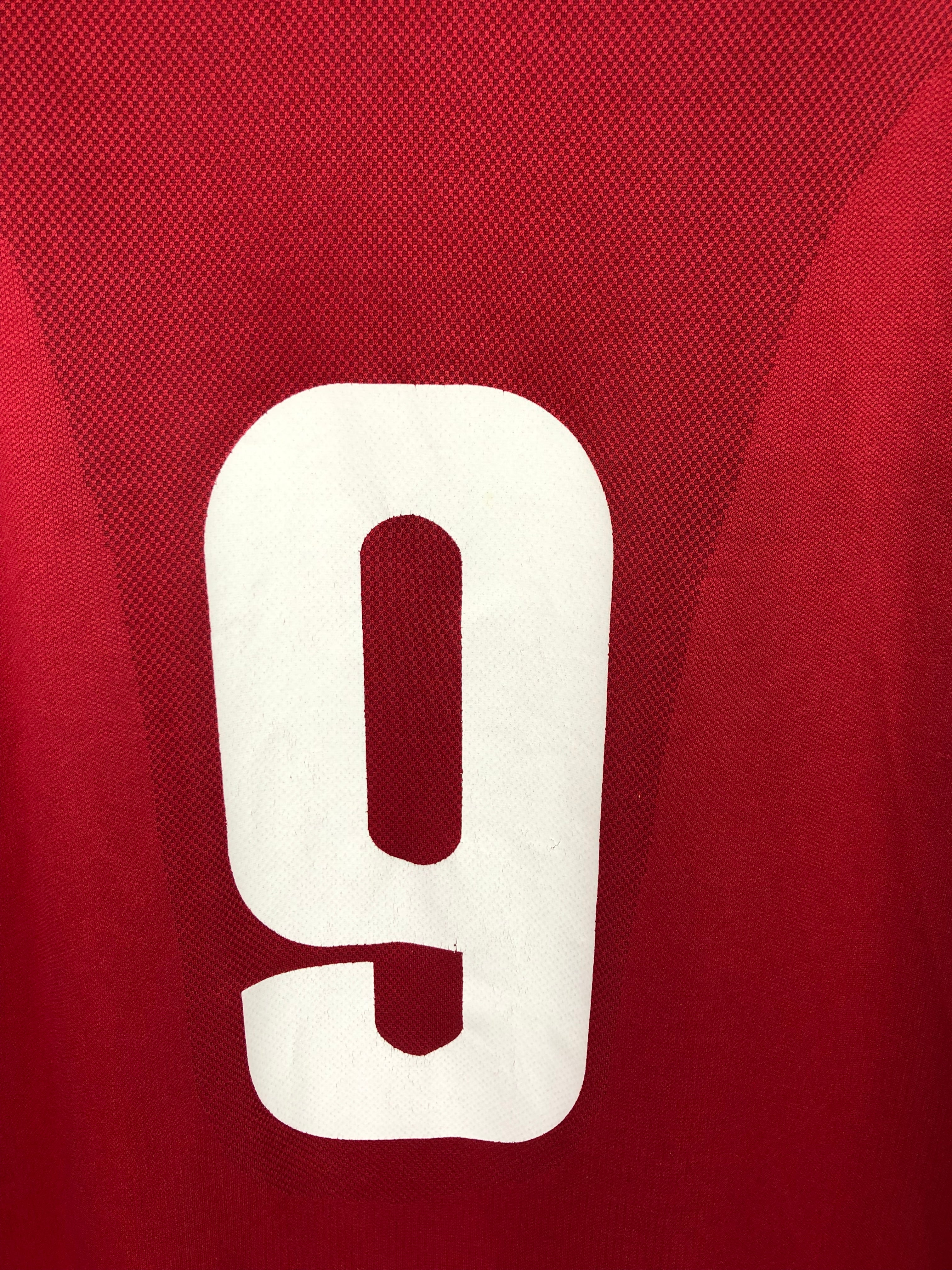 Jon Dahl Tomasson Denmark 2002 home jersey - XXL