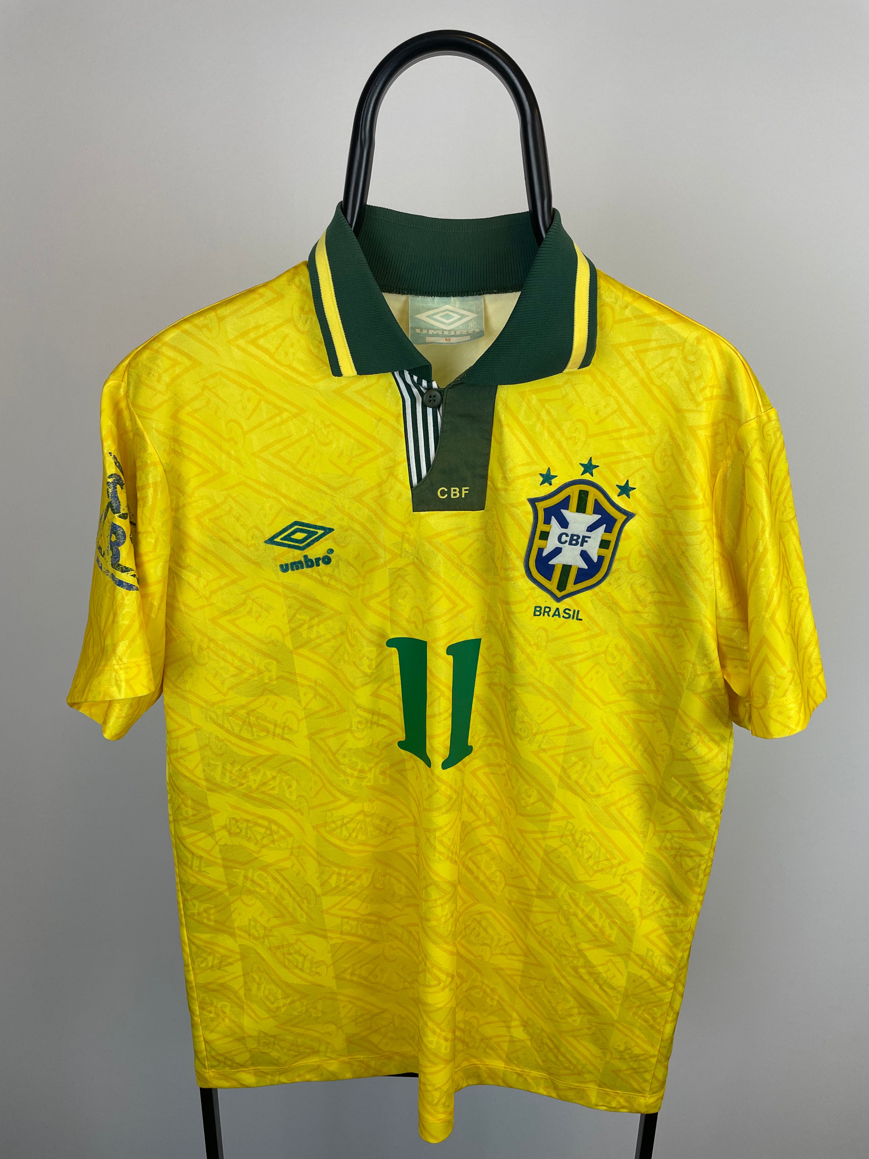 Romario Brasilien 94/95 hjemmebanetrøje - M