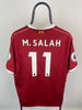 Mohamed Salah Liverpool 17/18 hjemmebanetrøje - XL